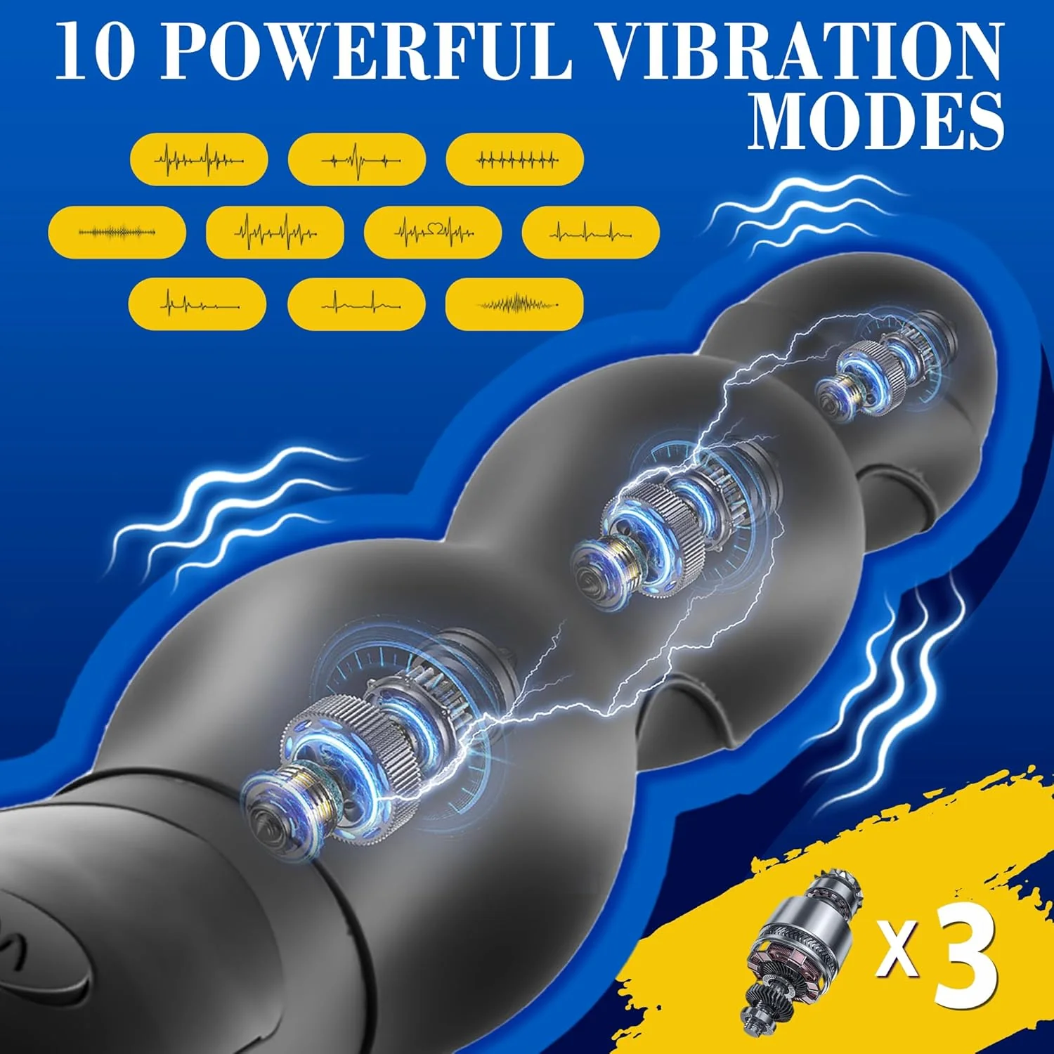InfernoKnot Prostate Plug – Vibe, Shock & Heat - Image 3