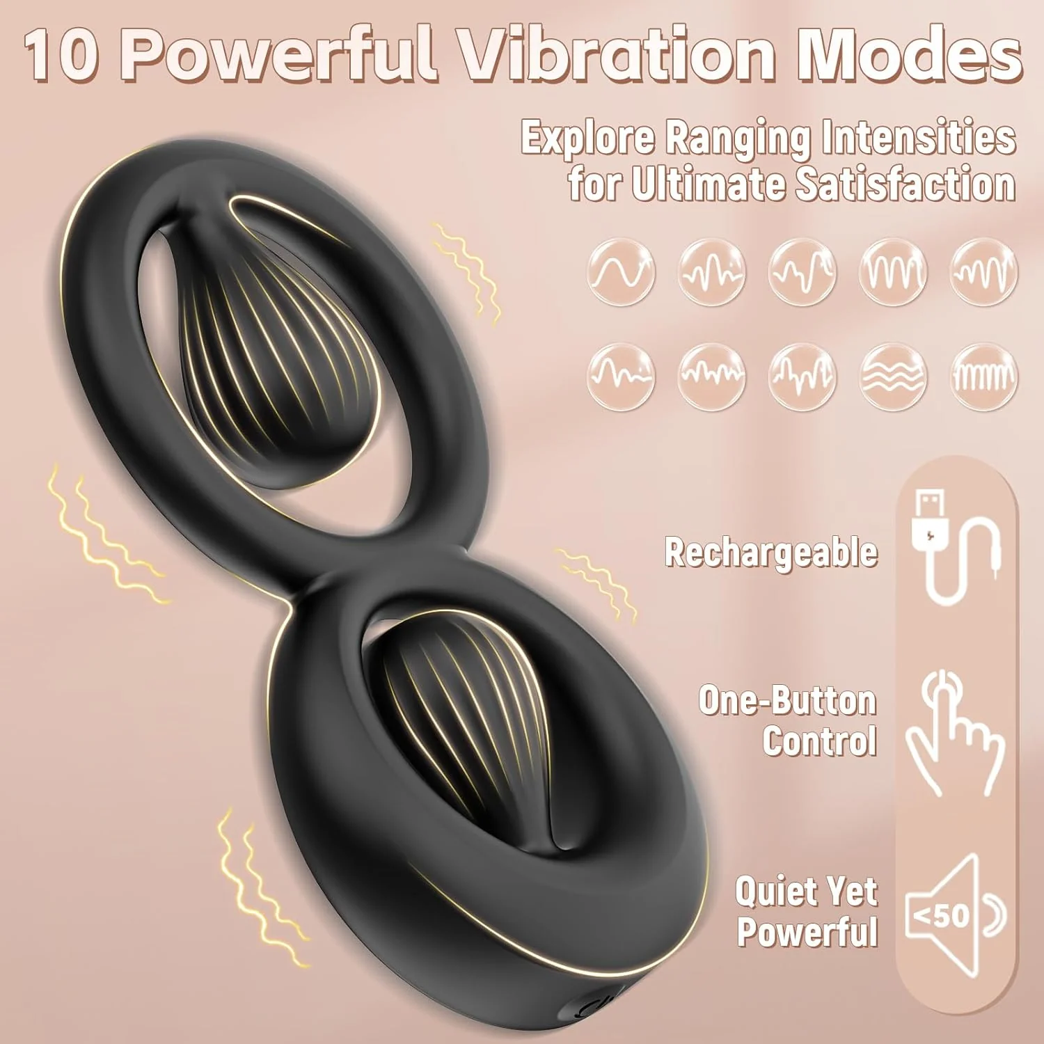 InfinityPulse Dual Vibrating Cock Ring - Image 4
