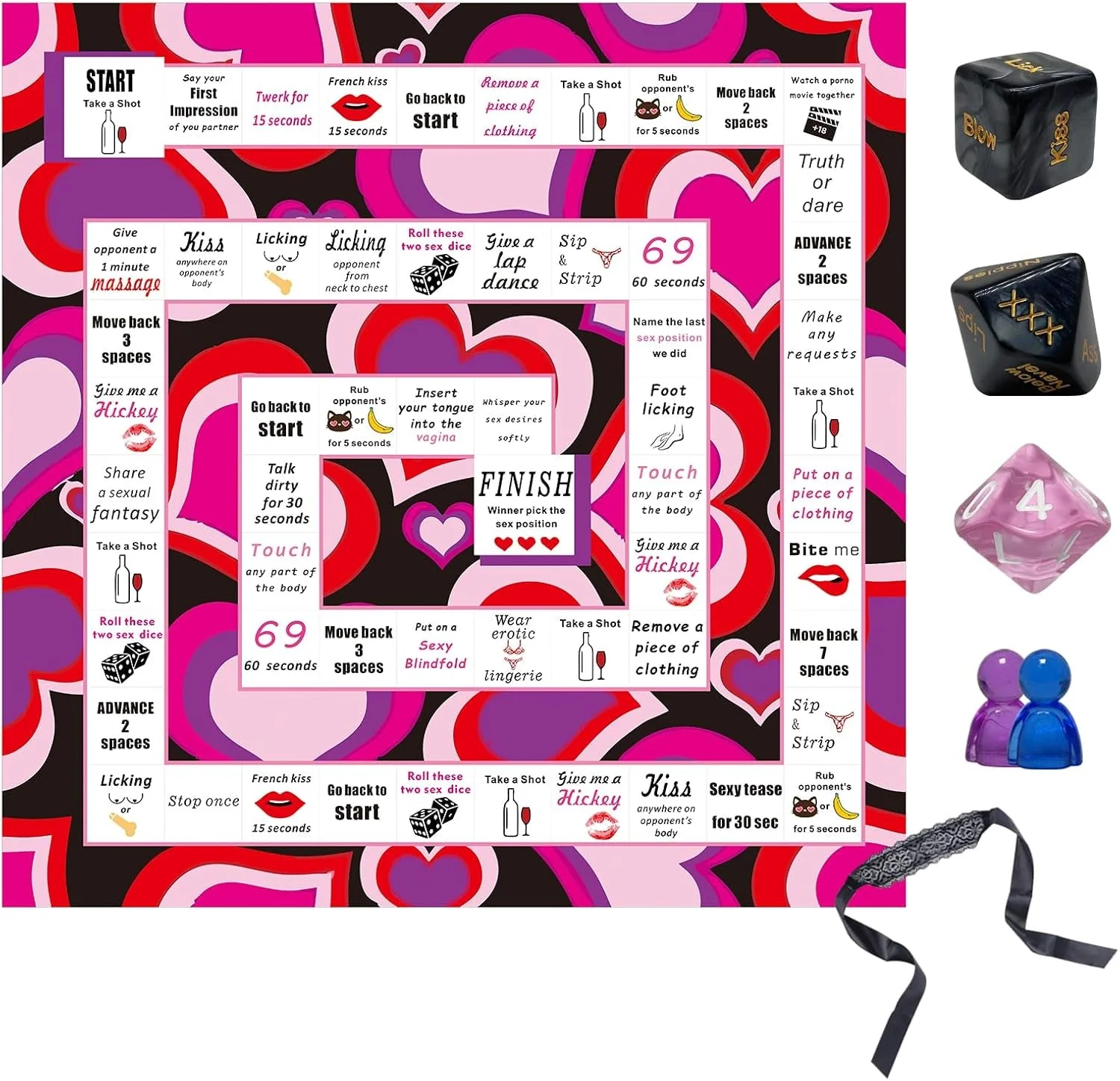 Intimate Couples Date Night Sexy Board Game - Image 8