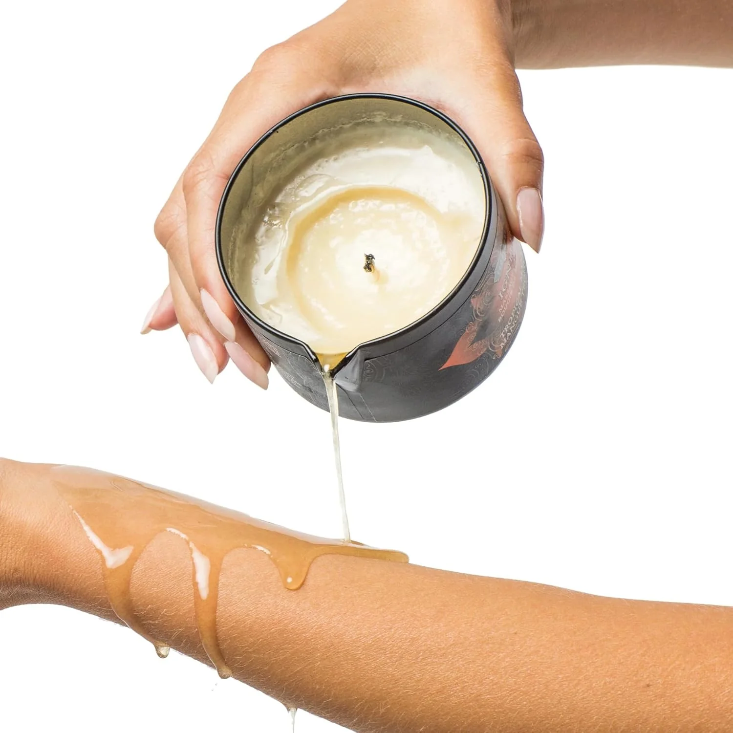 Island Passion Sensual Massage Candle - Image 3