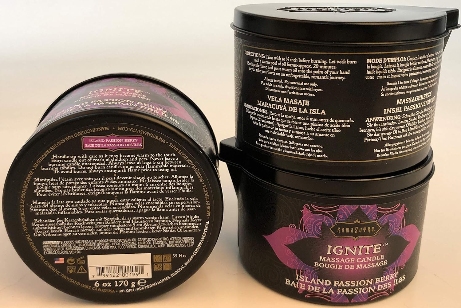 Island Passion Sensual Massage Candle - Image 5