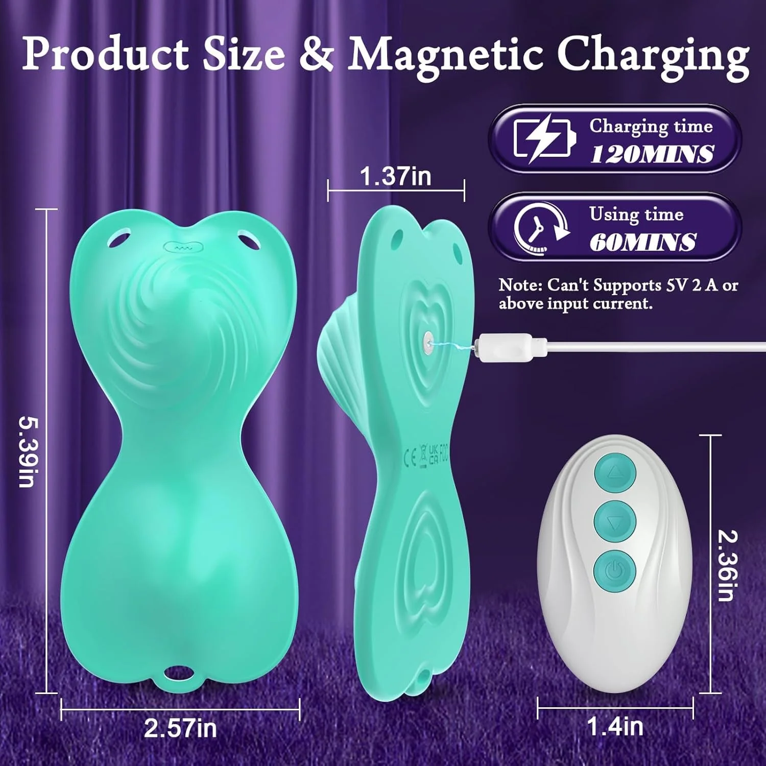 JadeFlutter App Controlled Butterfly Ride-On Vibrator - Image 6