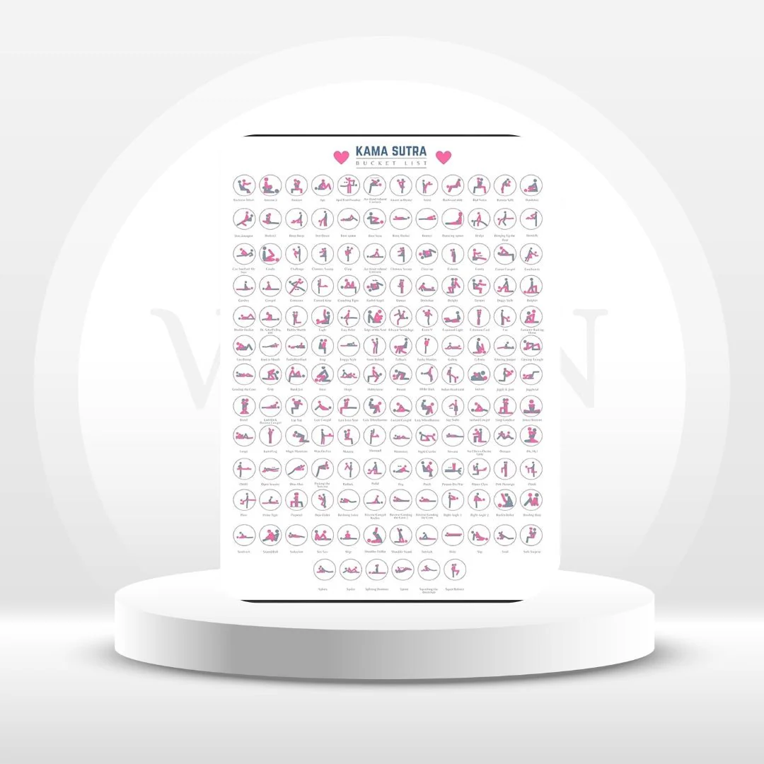 Kamasutra Scratch Off Bucket List Sex Positions Game