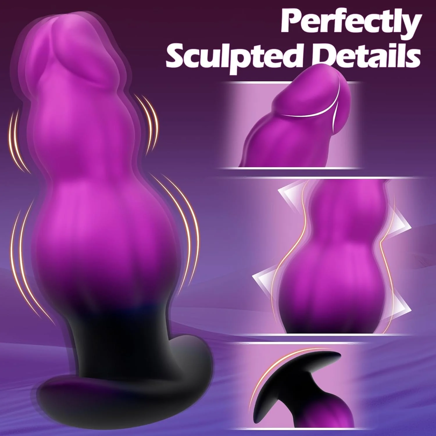 KnotRush Large Vibrating Butt Plug & Prostate Massager - Image 6