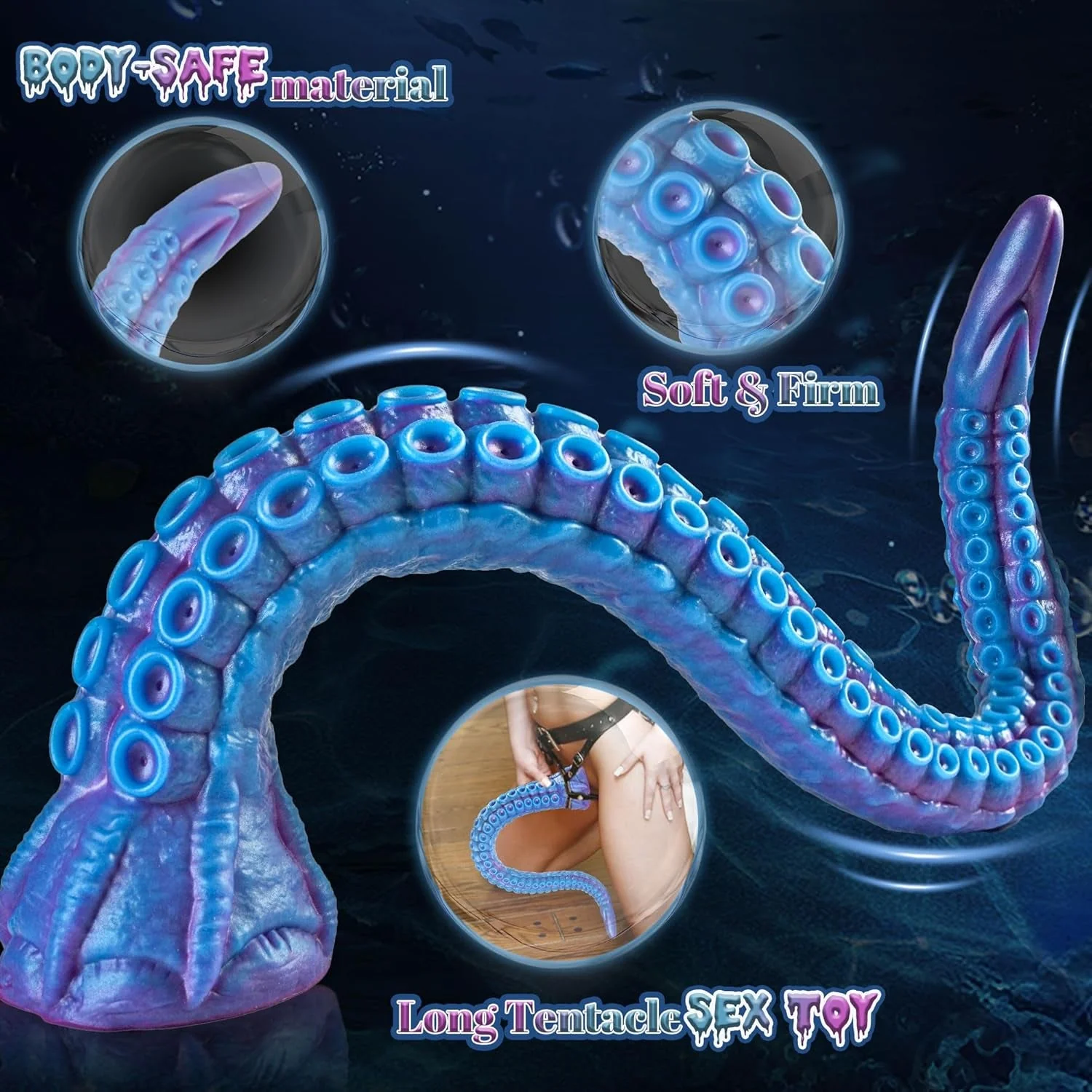 KrakenCoil 22.5" XL Tentacle Fantasy Dildo Suction - Image 8