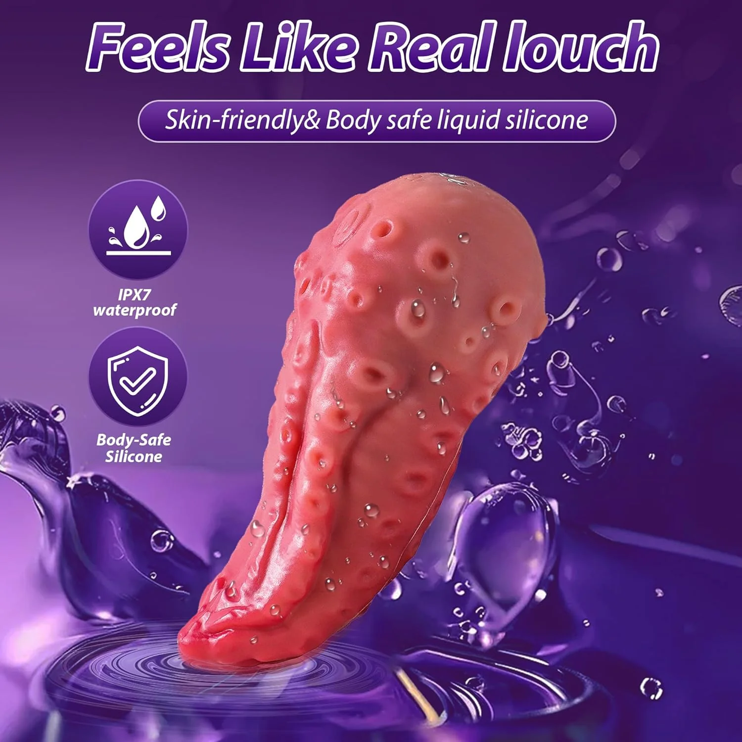 LavaLick Octo Tongue Rose Vibrator - Image 7