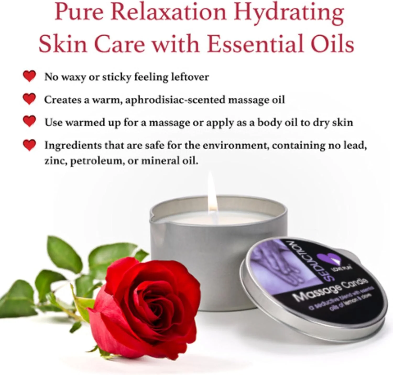 Lemon & Clove Sensual Massage Oil Candle - Image 6