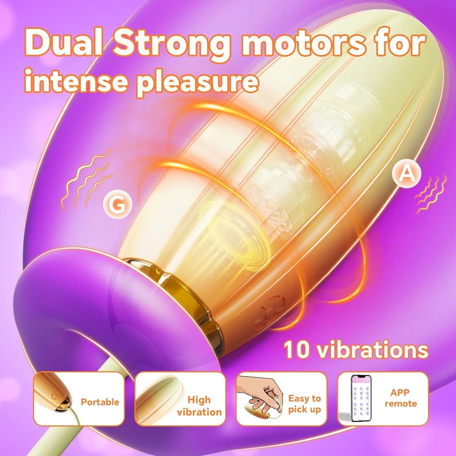 LemonBuzz App-Control Mini Egg Vibrator - Image 8