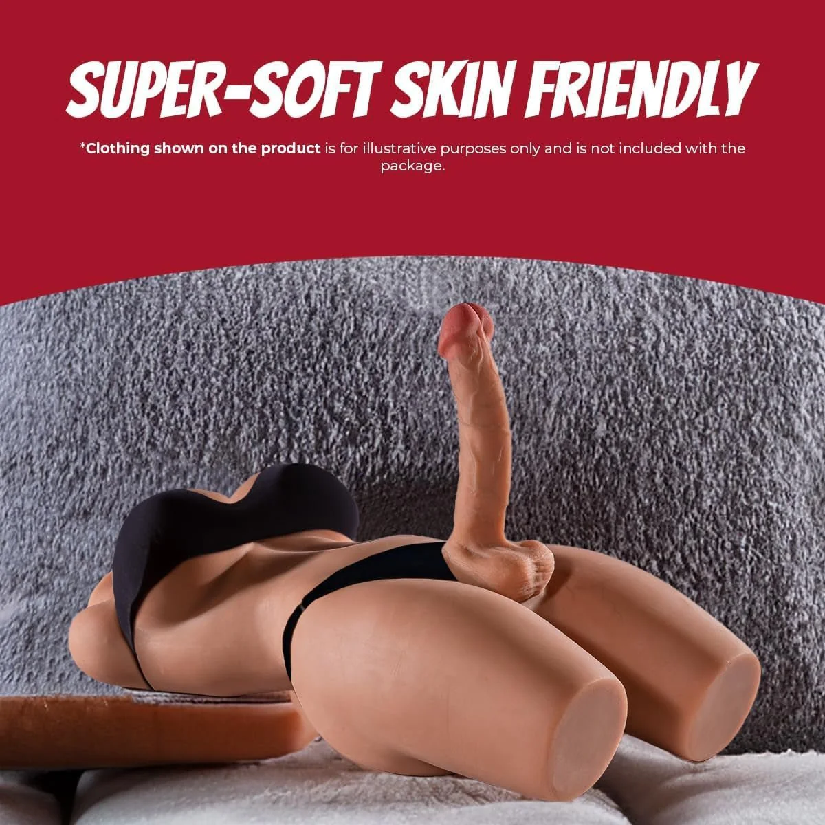 LenaArch 4-in-1 Trans Torso Sex Doll | 7" Bendable Dildo - Image 8