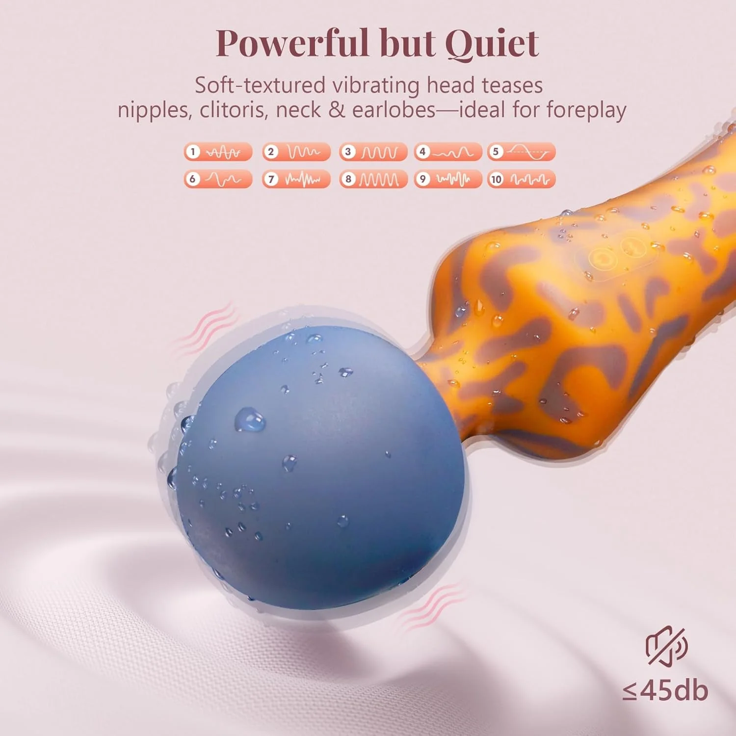 LeopardLush Dual-Headed G-Spot Vibrator Wand - Image 3