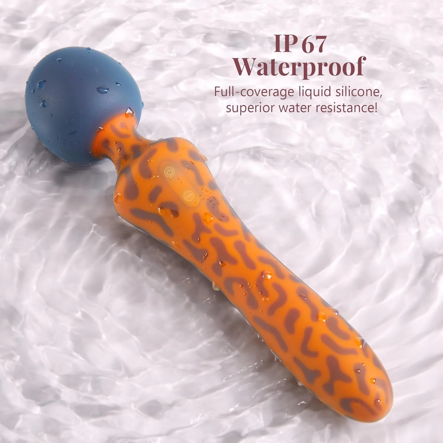 LeopardLush Dual-Headed G-Spot Vibrator Wand - Image 7