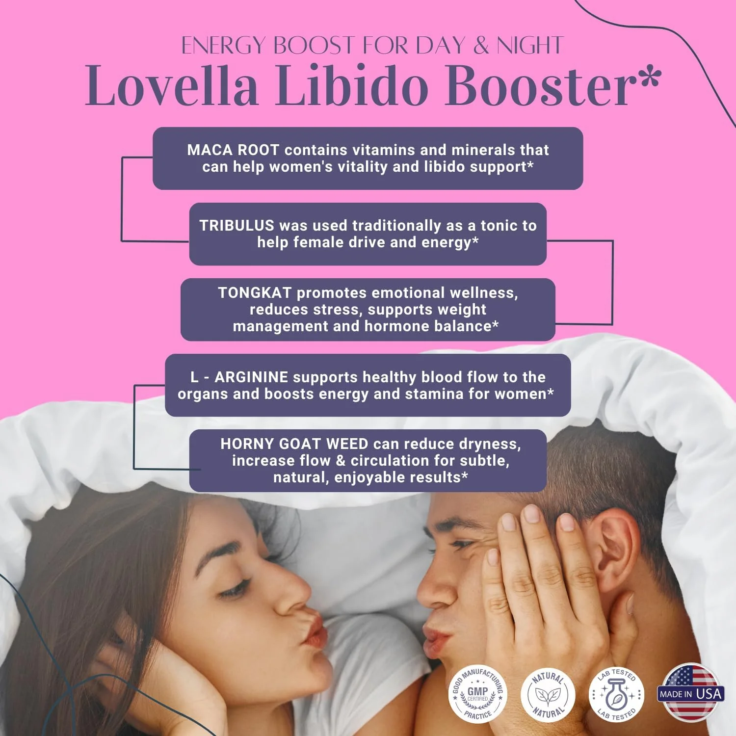 Libido Booster for Women – Maca, Ginseng & Horny Goat Weed - Image 6
