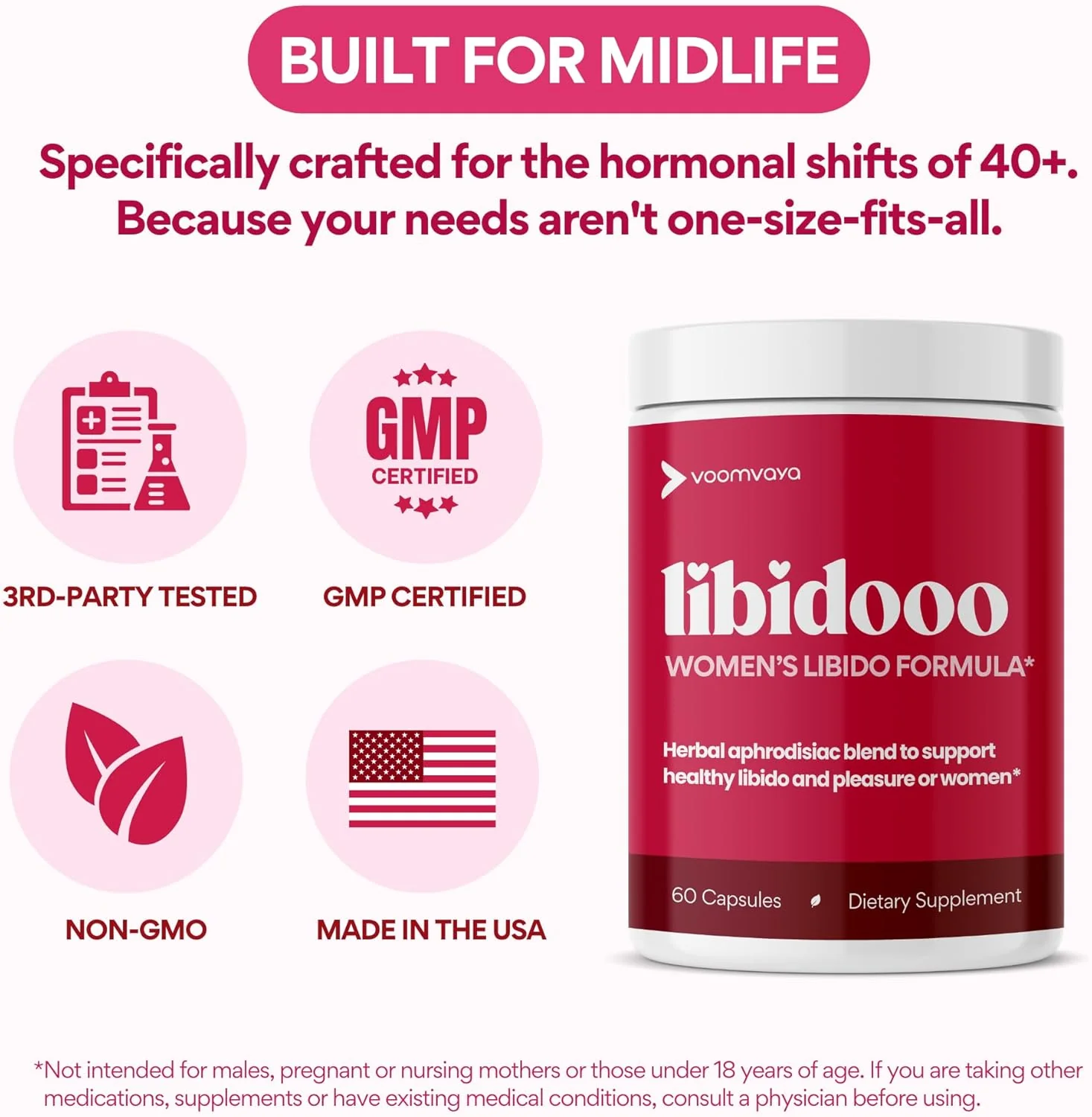 Libido Booster for Women Over 40 – Natural Mood & Energy Support - Image 7