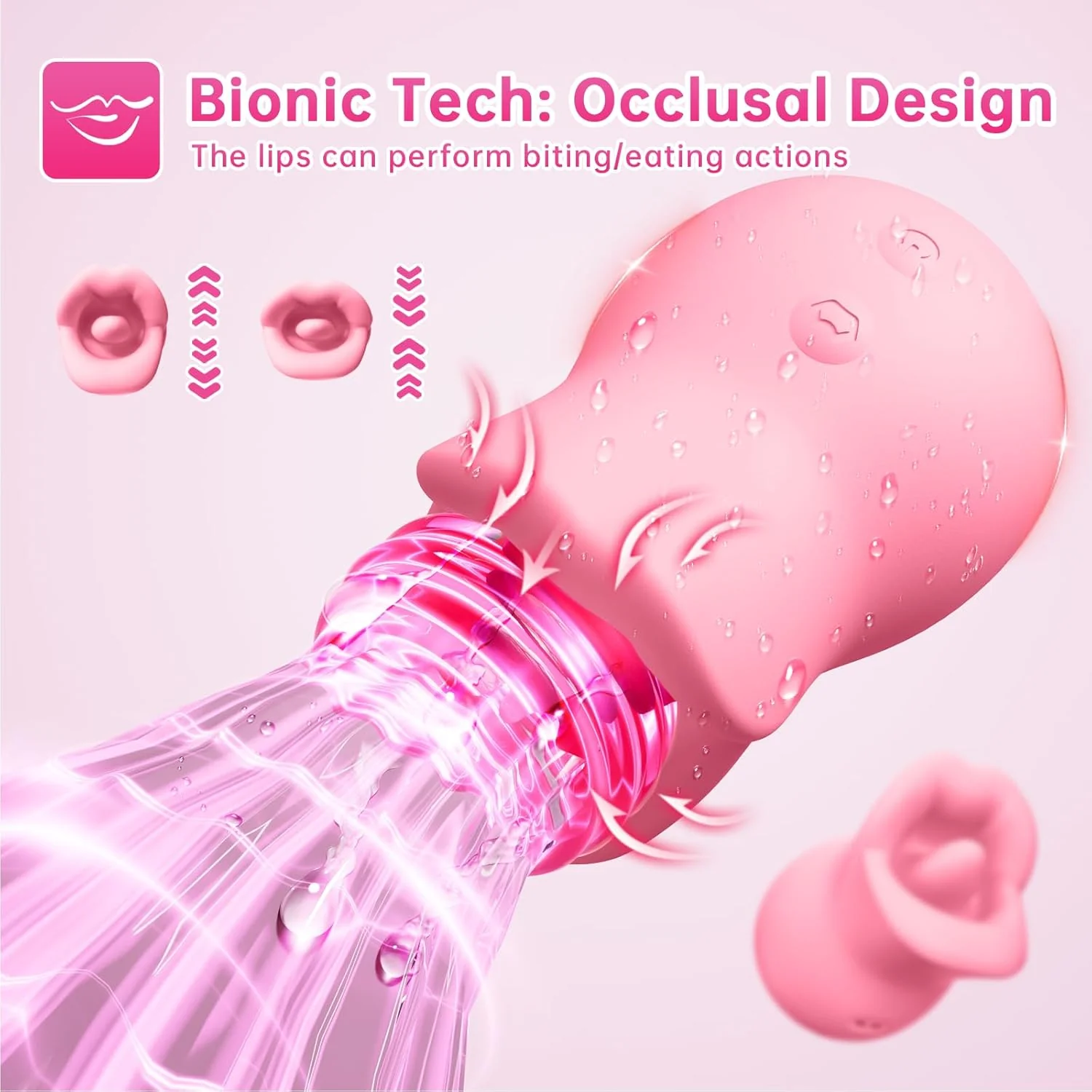 LickKiss 3-in-1 Mouth & Tongue Vibrator - Image 3