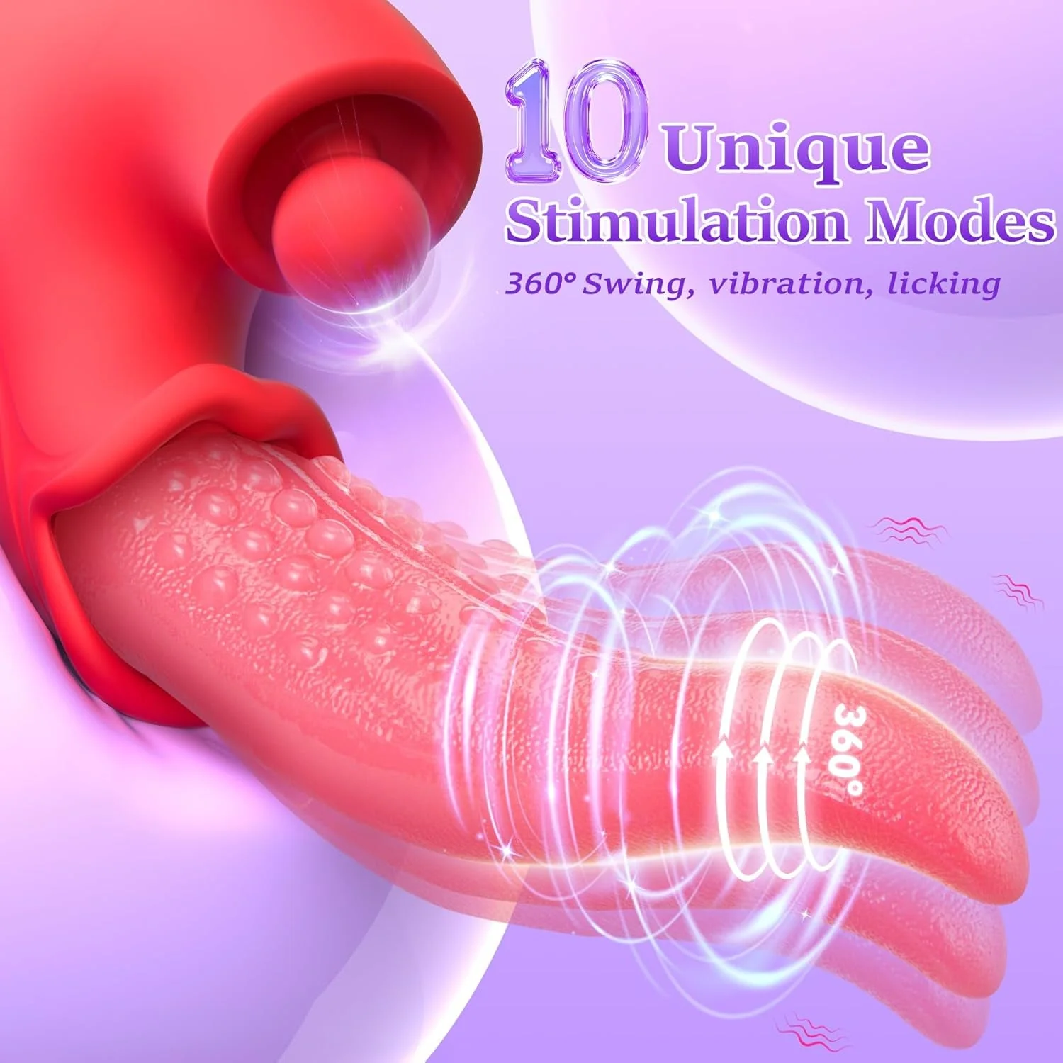 LickMotion Realistic Tongue Rabbit Vibrator - Image 3