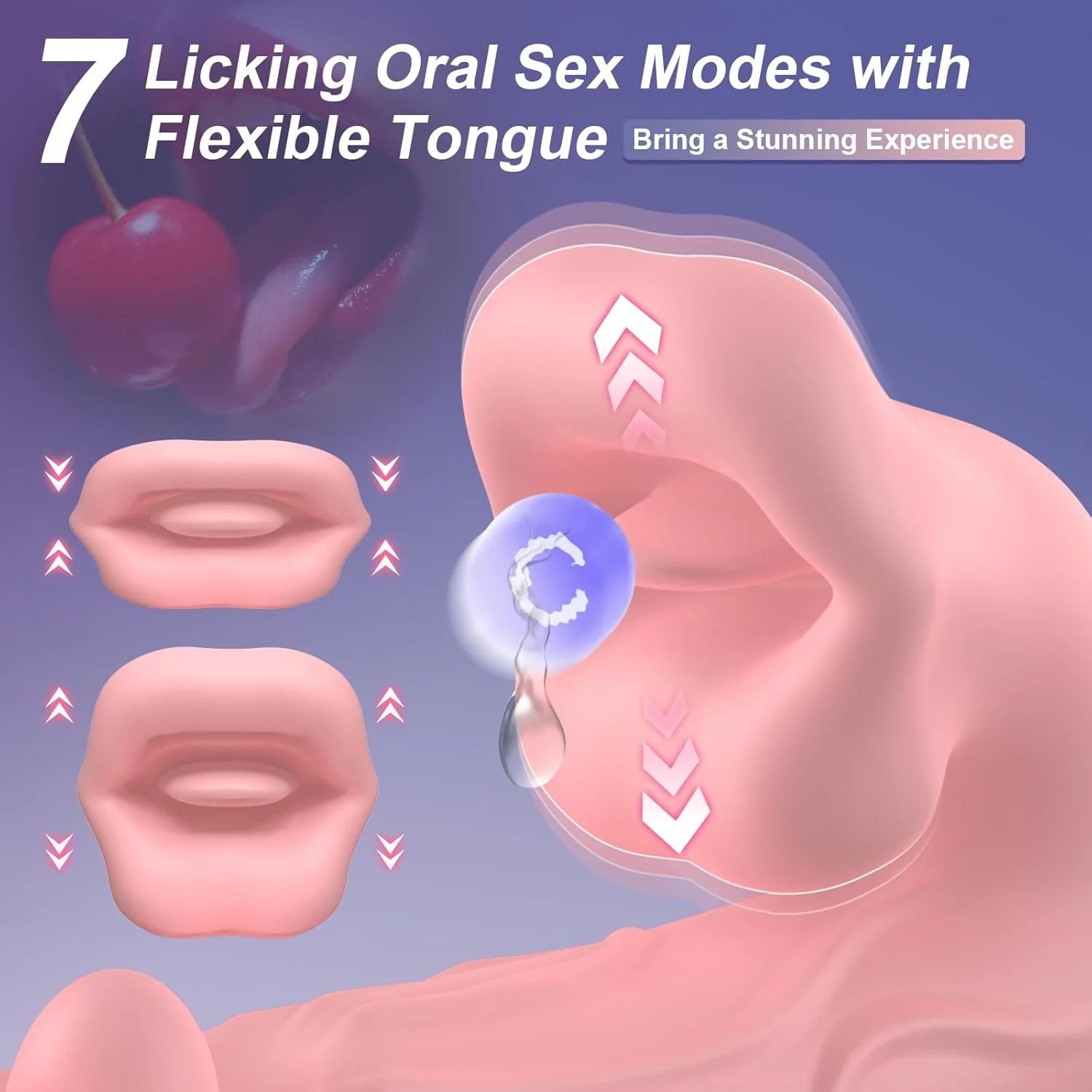 LickPulse 3-in-1 Wiggling & Licking Vibrator - Image 4