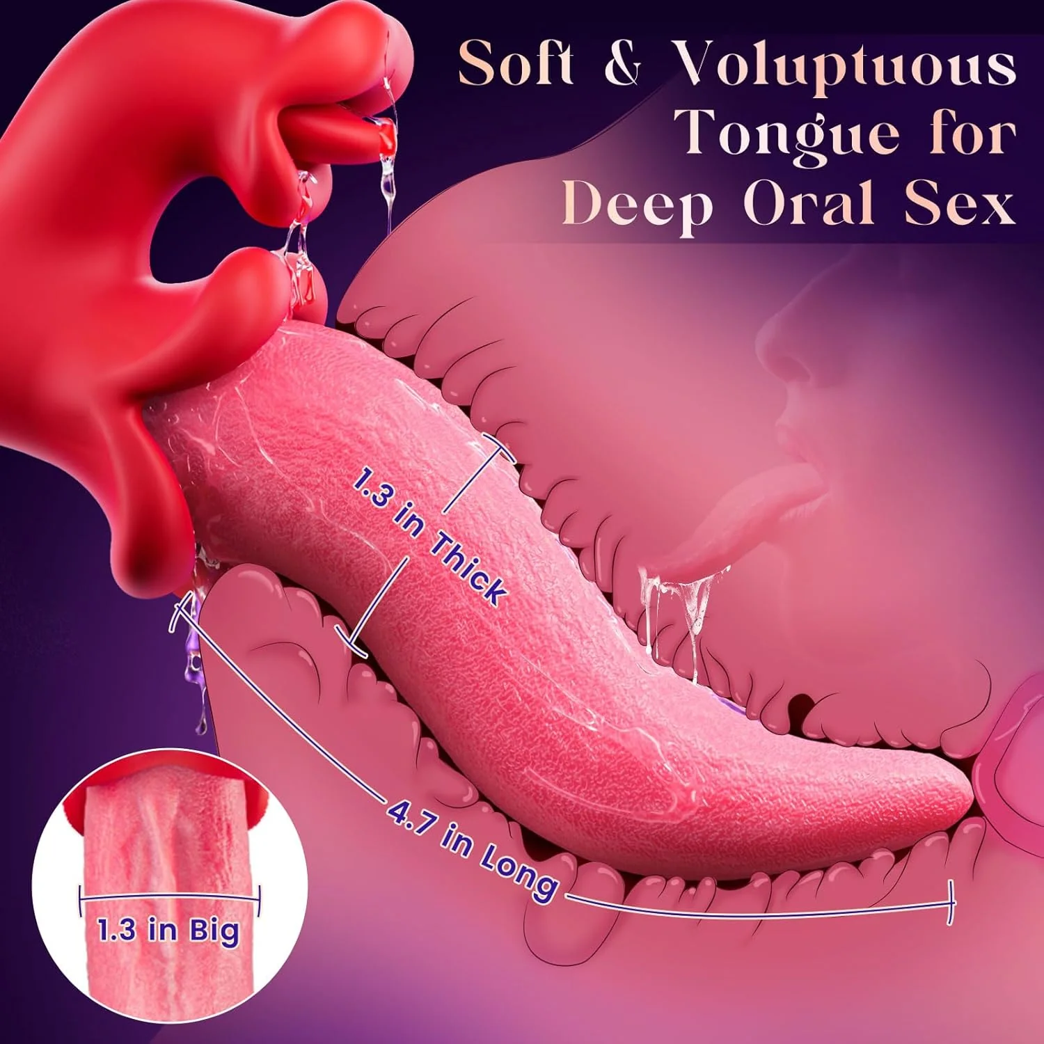LickRush 360° Tongue Vibrator - Image 3