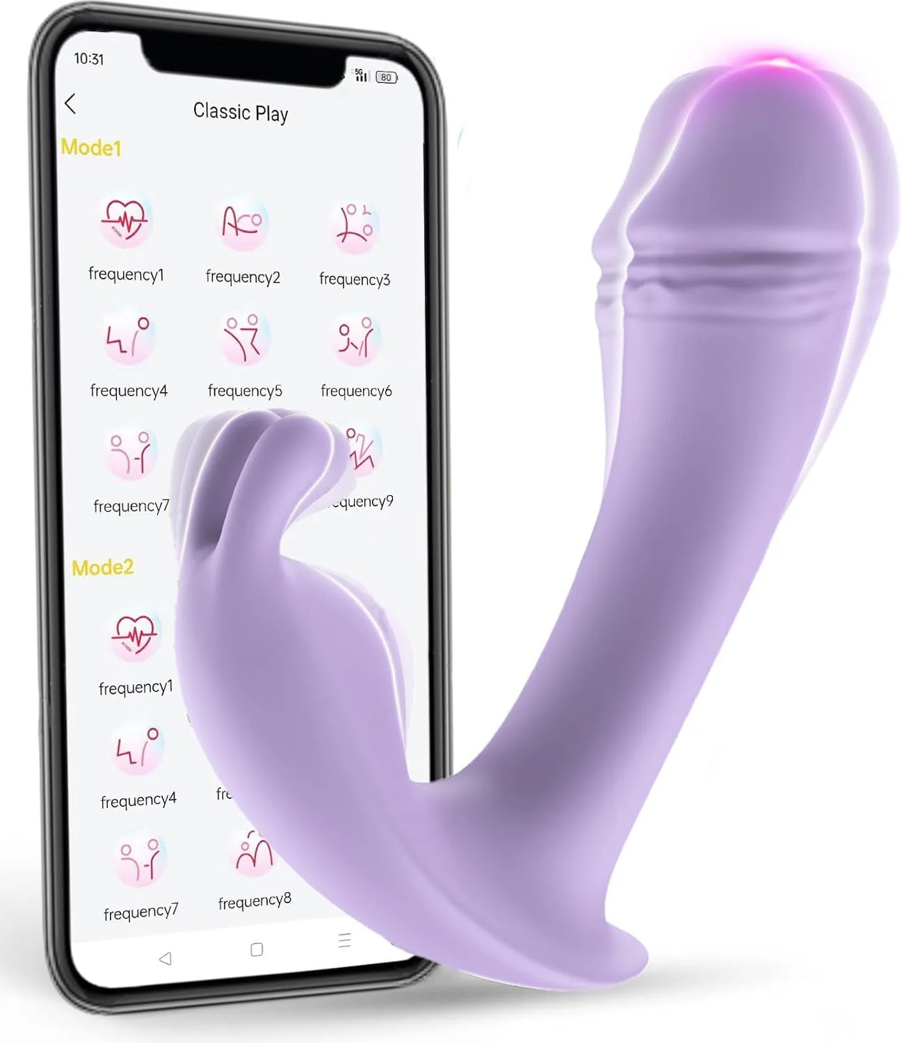 LilacLink App-Control Panty Dildo Vibrator - Image 9