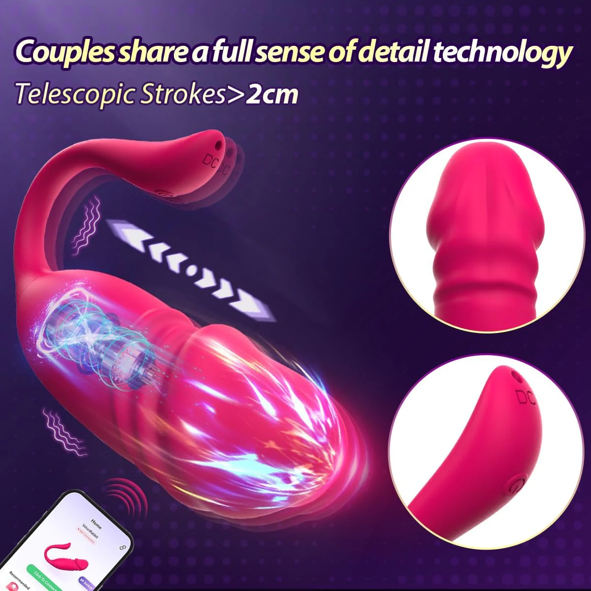 LinkLush App-Controlled Wearable Egg Vibrator - Image 5