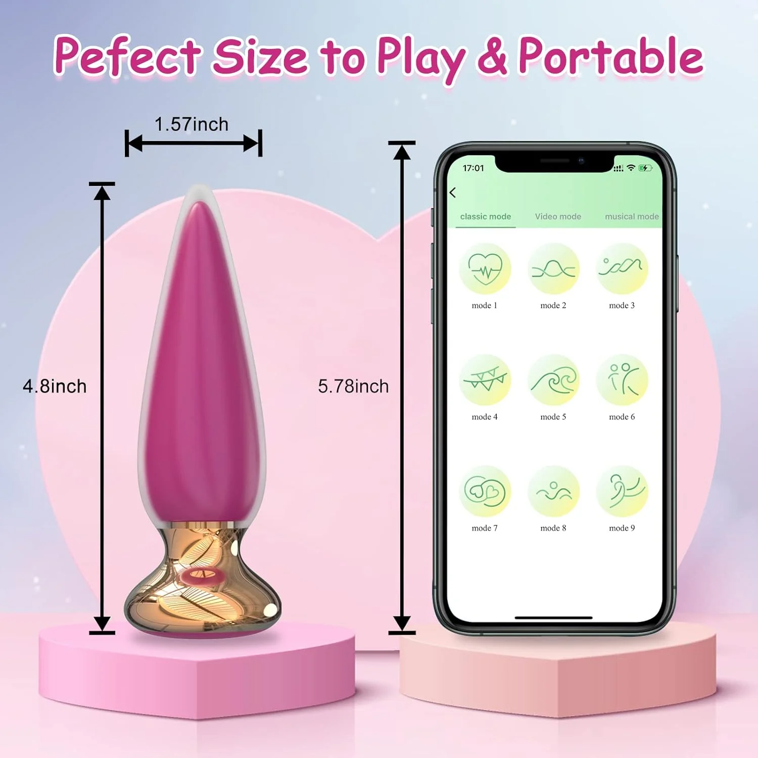 LinkPlug Remote & App-Controlled Anal Bullet Vibrator - Image 5