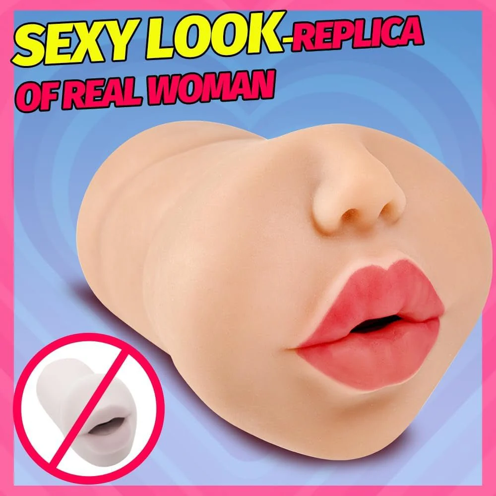 LipService Realistic Mouth Deep-Throat Male Stroker - Image 2