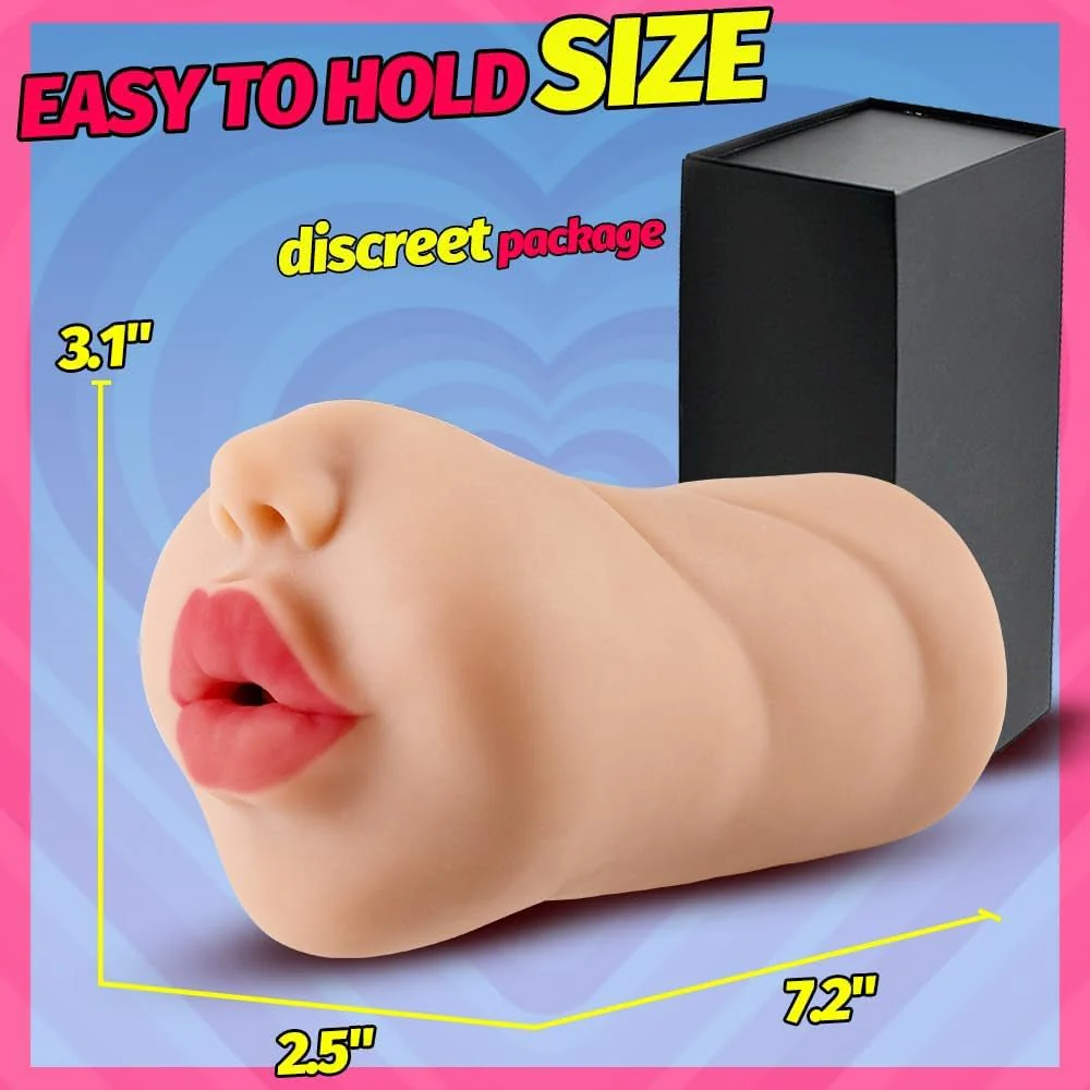 LipService Realistic Mouth Deep-Throat Male Stroker - Image 5