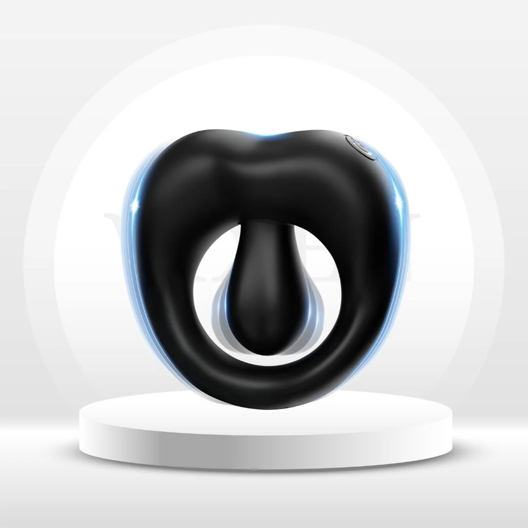 LipService Vibrating Couples Cock Ring 360° Adjustable 10 Modes