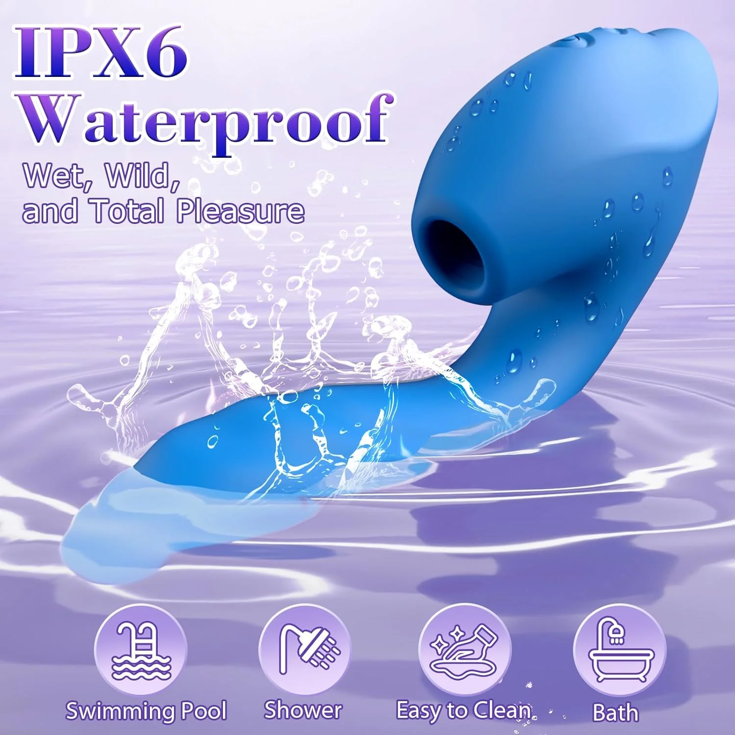 LiquidPulse 3-in-1 Triple-Pleasure Suction Vibrator - Image 7