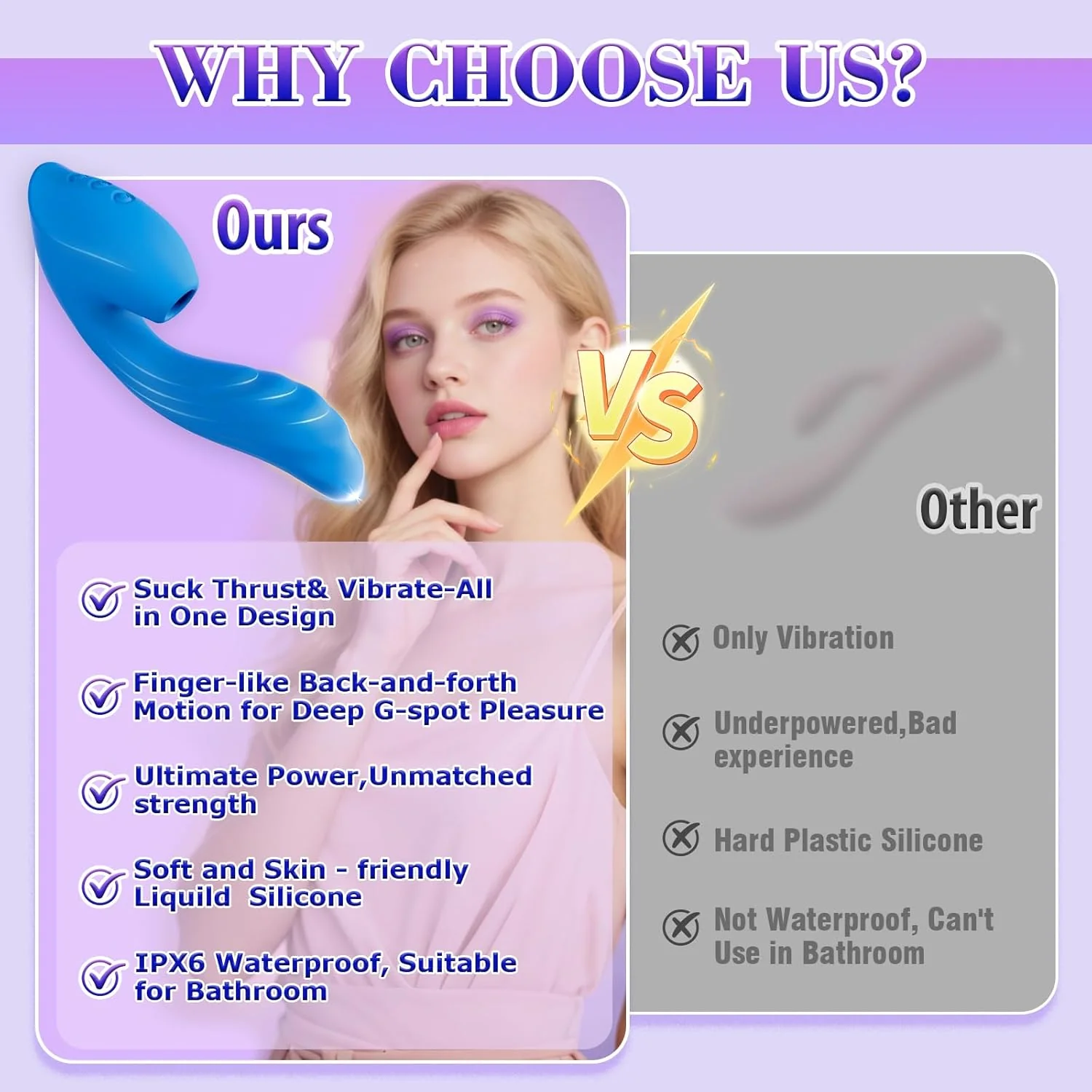 LiquidPulse 3-in-1 Triple-Pleasure Suction Vibrator - Image 9