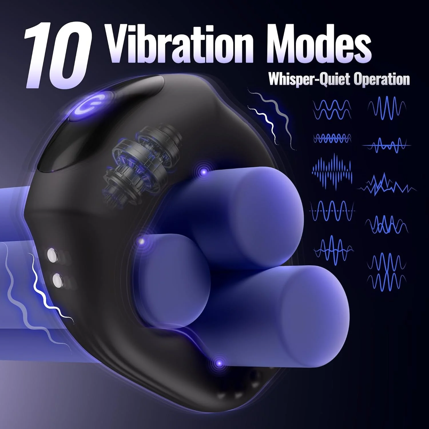 LockRhythm App-Control Vibrating Cock Ring - Image 3