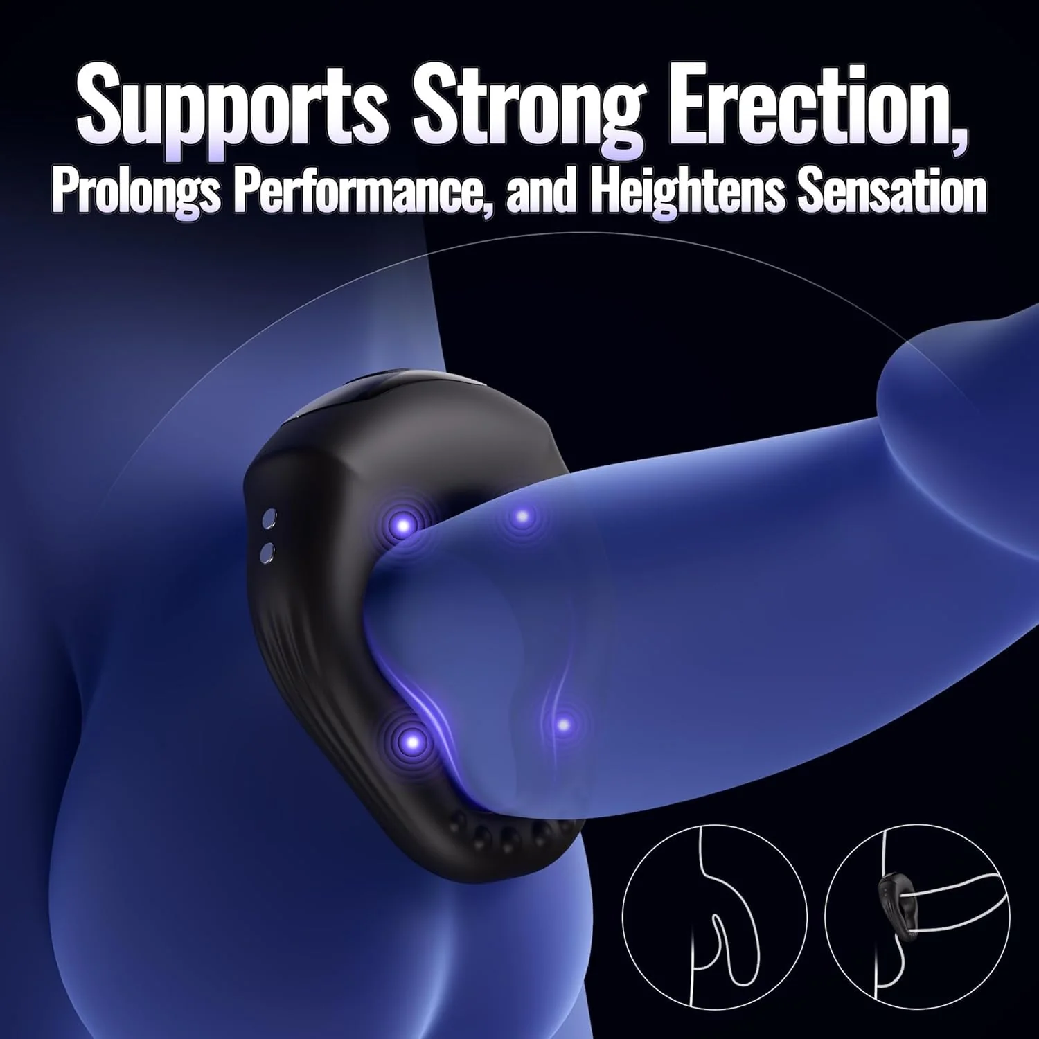 LockRhythm App-Control Vibrating Cock Ring - Image 4