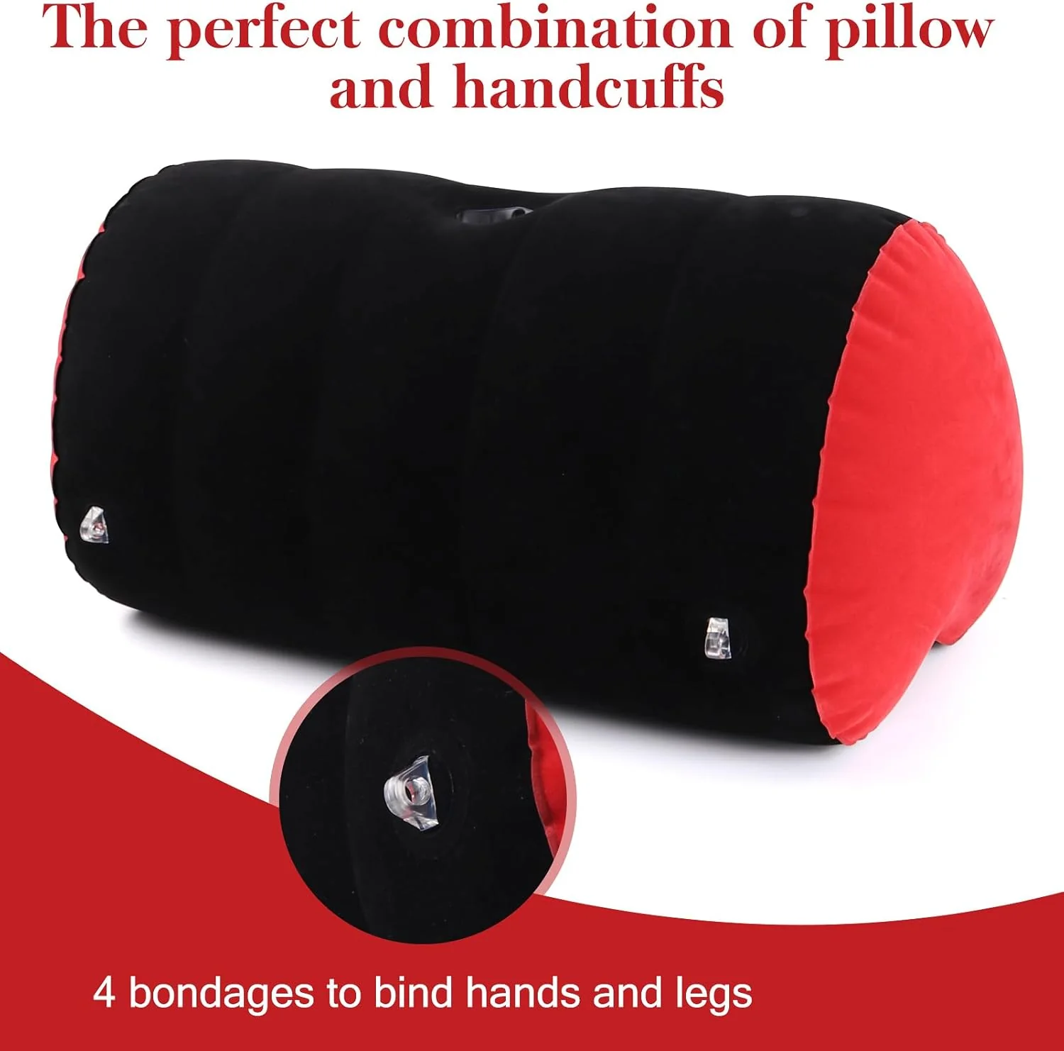 LoveLock Inflatable Heart-Shaped Dildo Mount Sex Pillow - Image 5