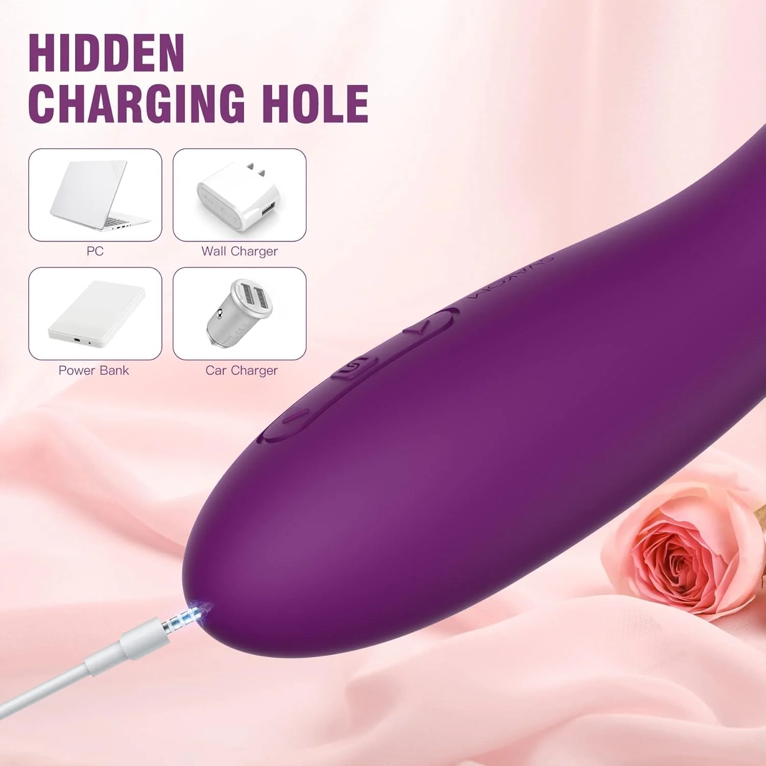 LunaCurve G-Spot Vibrator Dildo Wand - Image 4