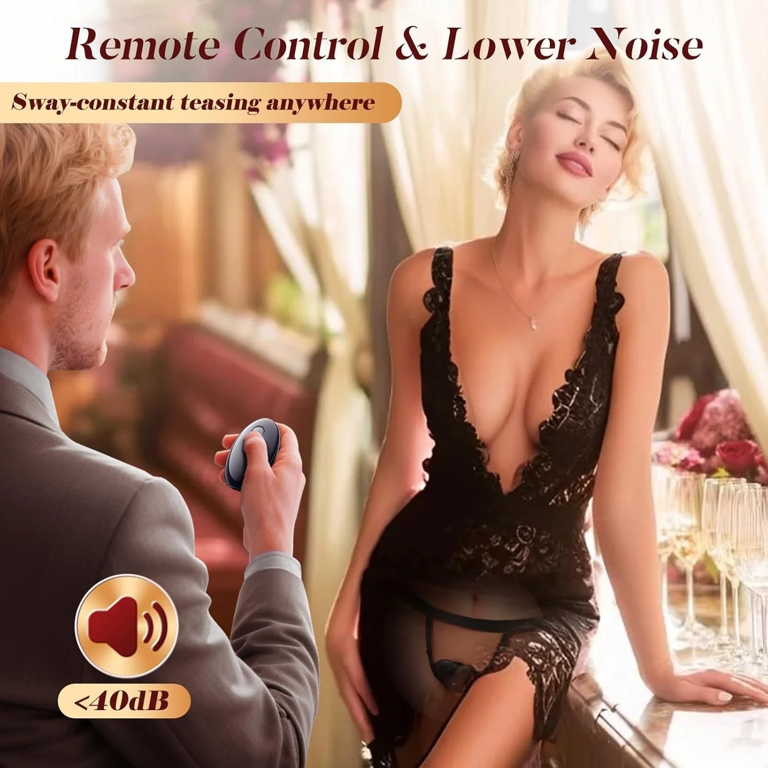 LureLoop Wearable Vibrating Cock Ring Clit Stimulator - Image 5