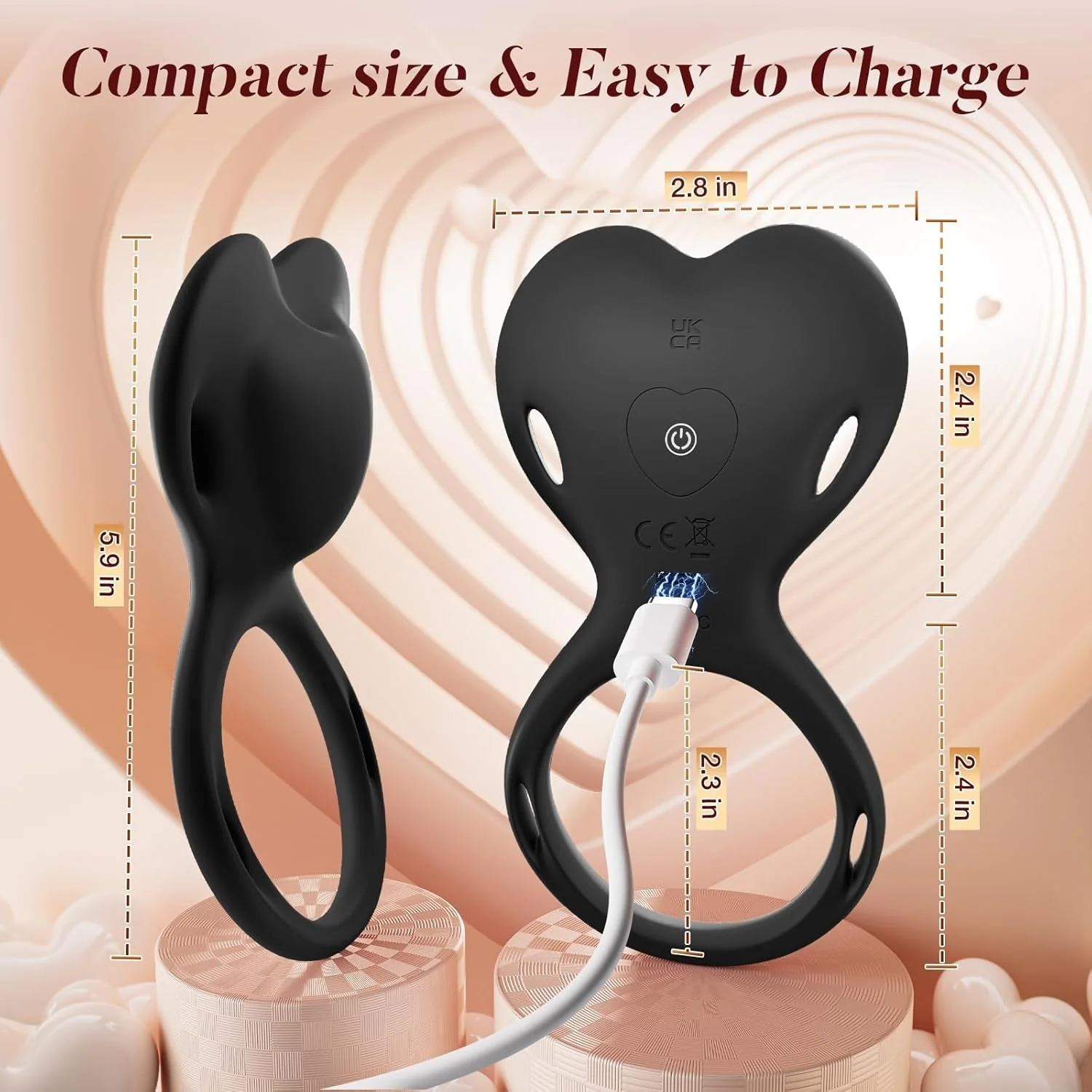 LureLoop Wearable Vibrating Cock Ring Clit Stimulator - Image 6