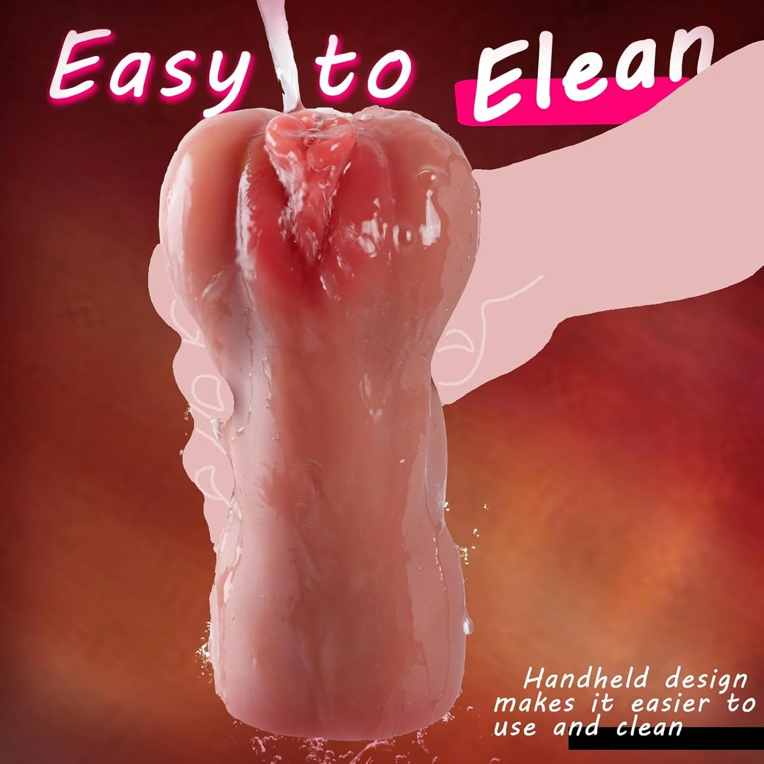 LushVale Realistic 3D Pocket Pussy Stroker - Image 5