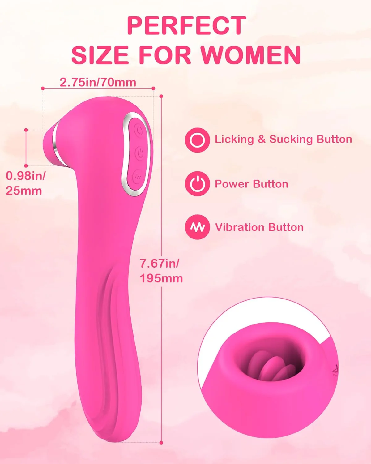 LustLips 4-in-1 App-Controlled Licking & G-Spot Vibrator - Image 7