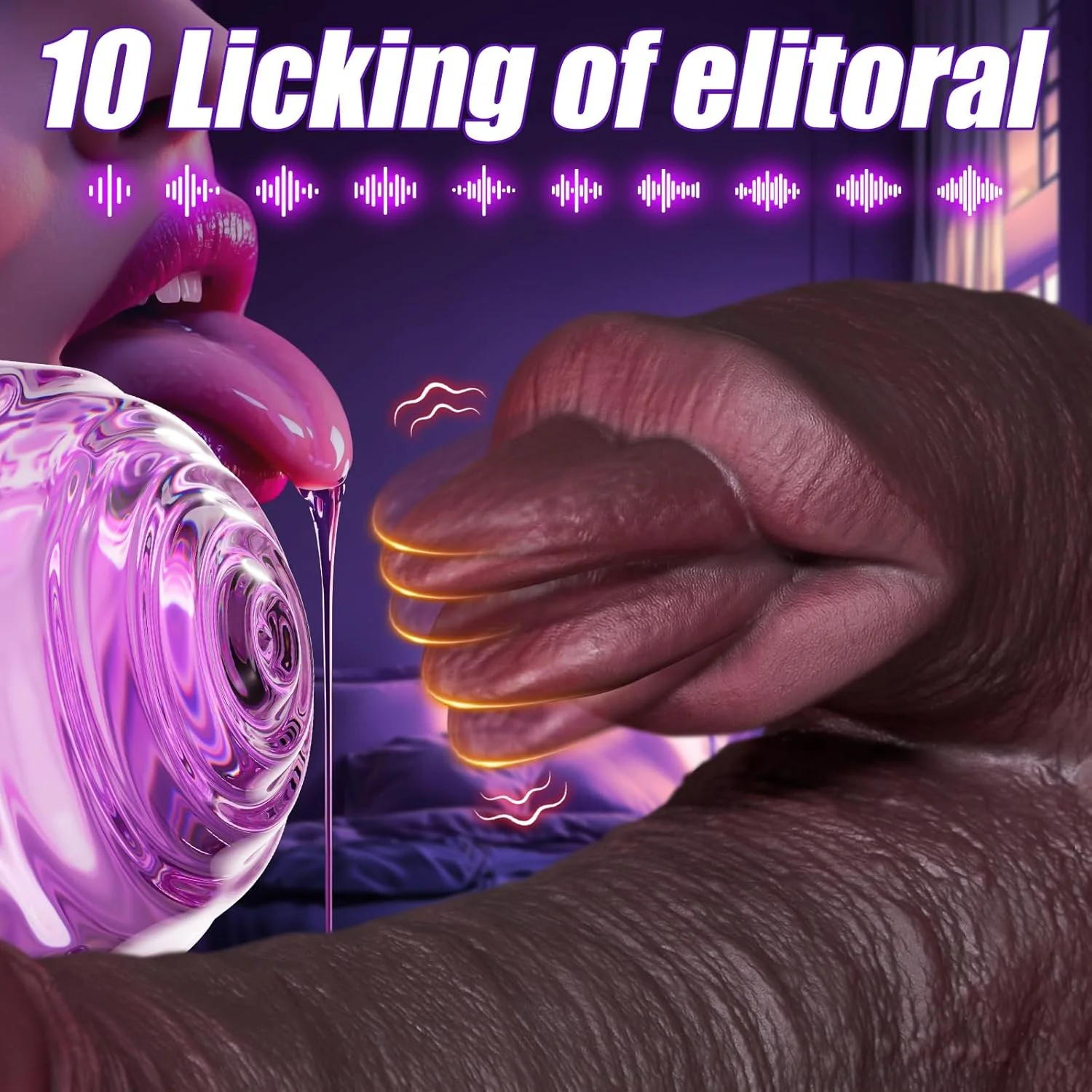 LustObsidian Thrusting Dildo Vibe - Image 3