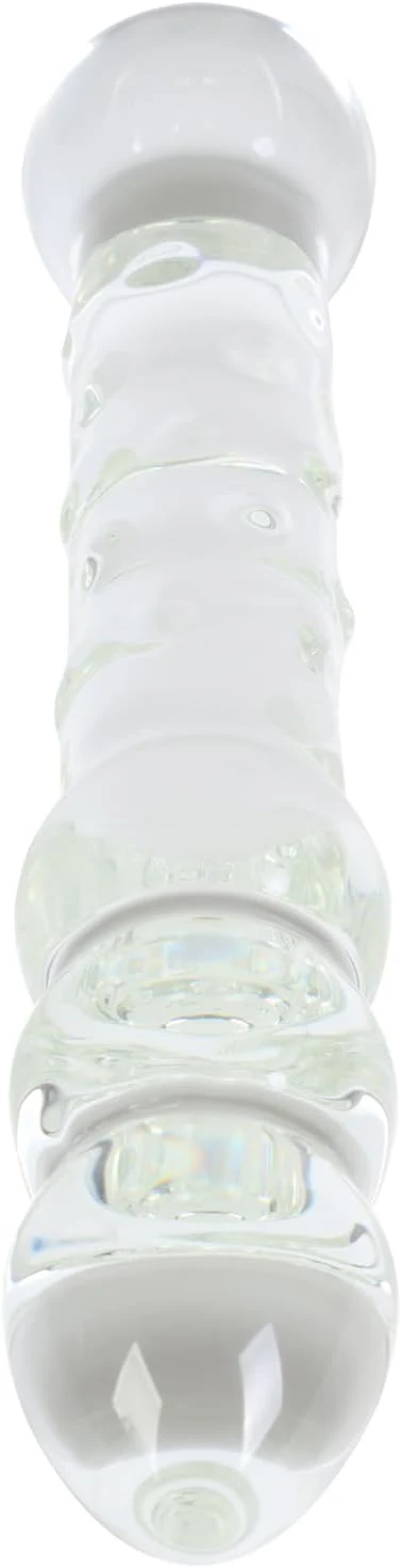 LustSphere XL Glass Dual Ended Anal Beads Wand - Image 5