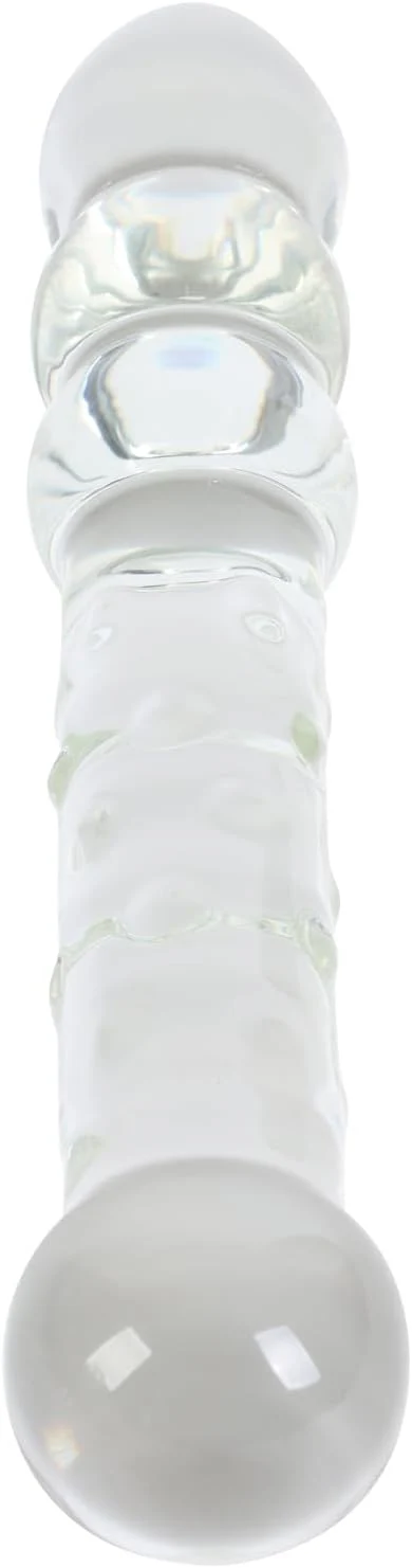 LustSphere XL Glass Dual Ended Anal Beads Wand - Image 6