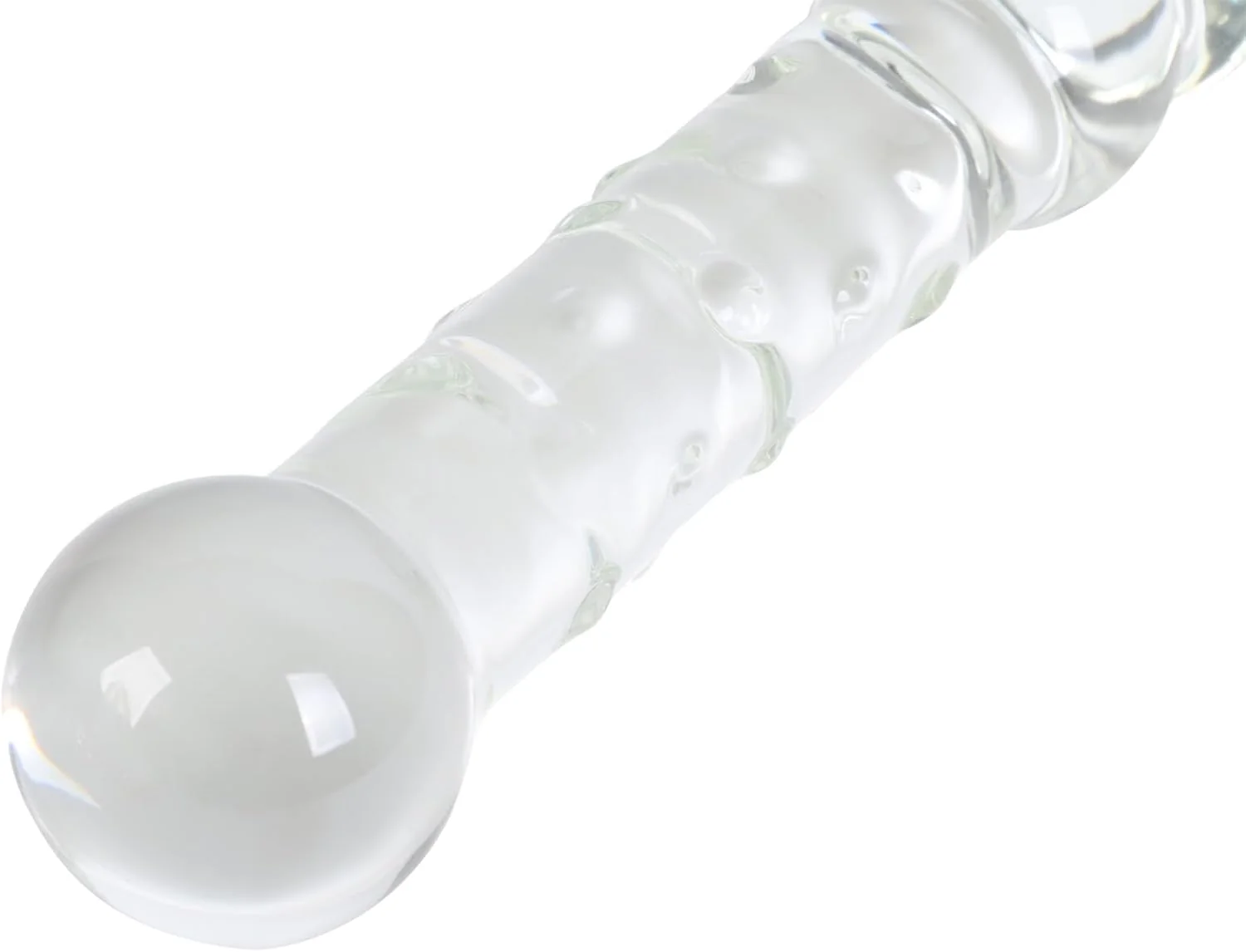 LustSphere XL Glass Dual Ended Anal Beads Wand - Image 8