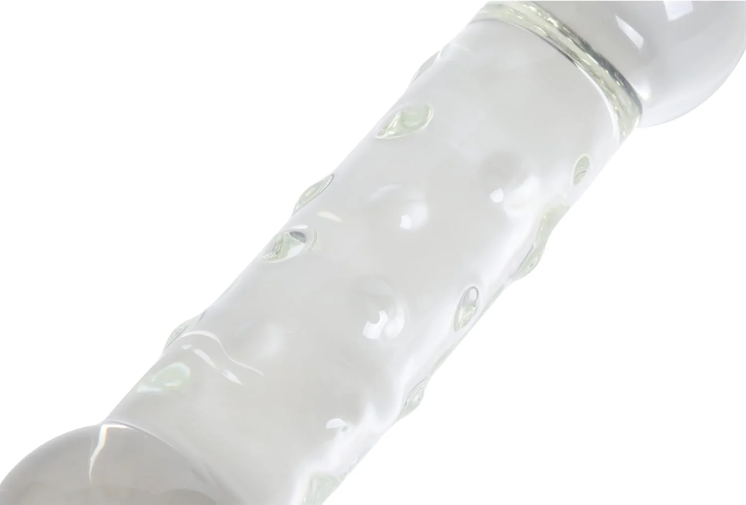 LustSphere XL Glass Dual Ended Anal Beads Wand - Image 9