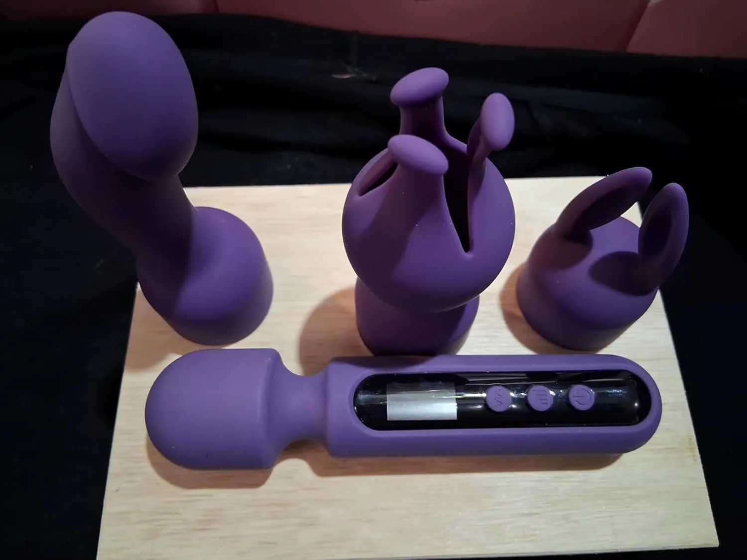 LuxeTouch Wand Vibrator Kit with 3 Attachments - Image 6