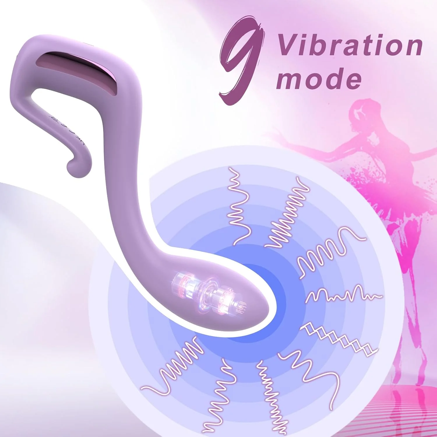 LyricPulse Curved G-Spot & Prostate Vibrator - Image 2