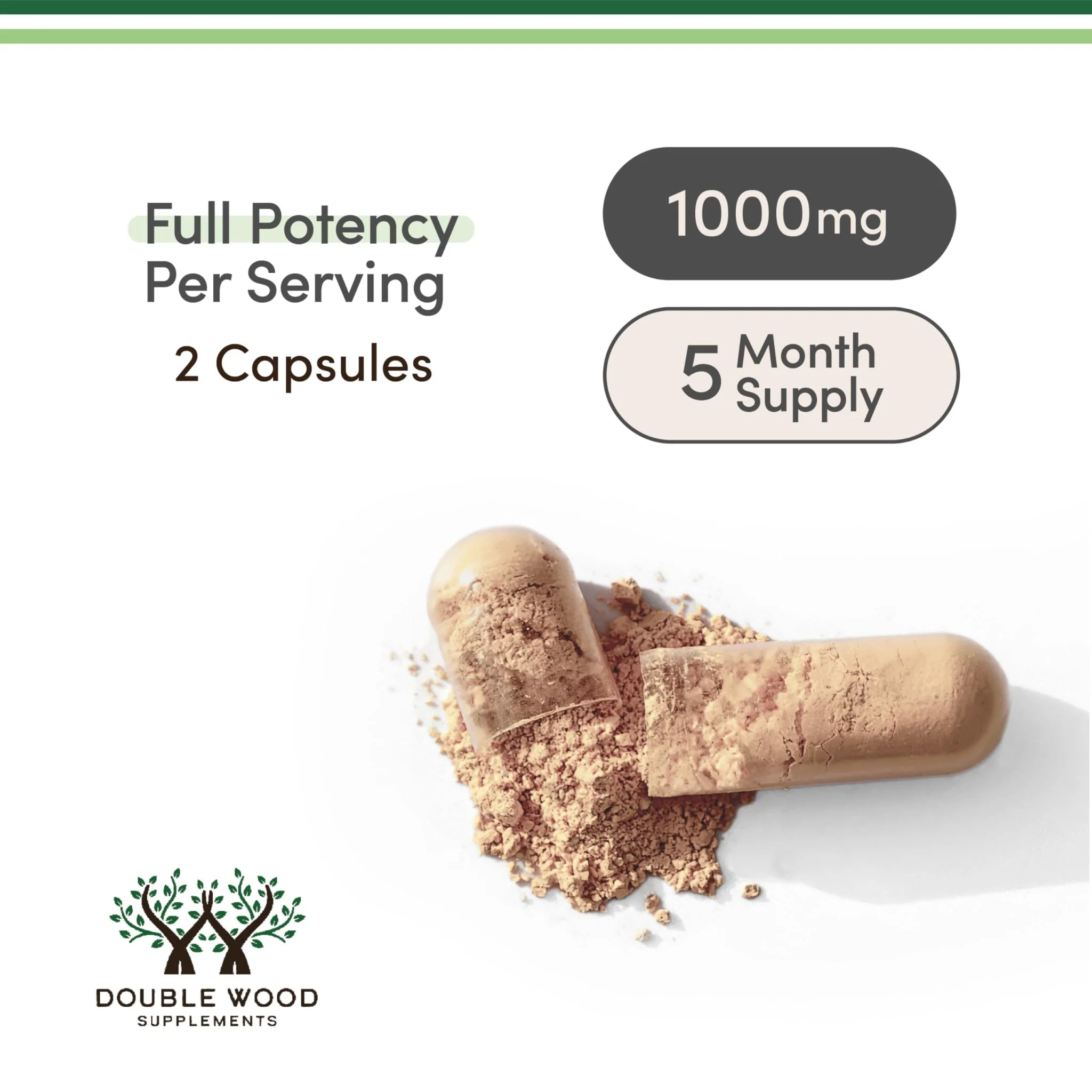 Maca Root 1,000mg — Female Libido Support | Double Wood - Image 2