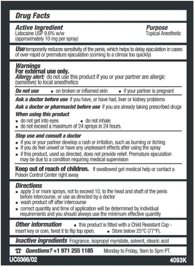 Male Genital Desensitizing Delay Spray - Image 3
