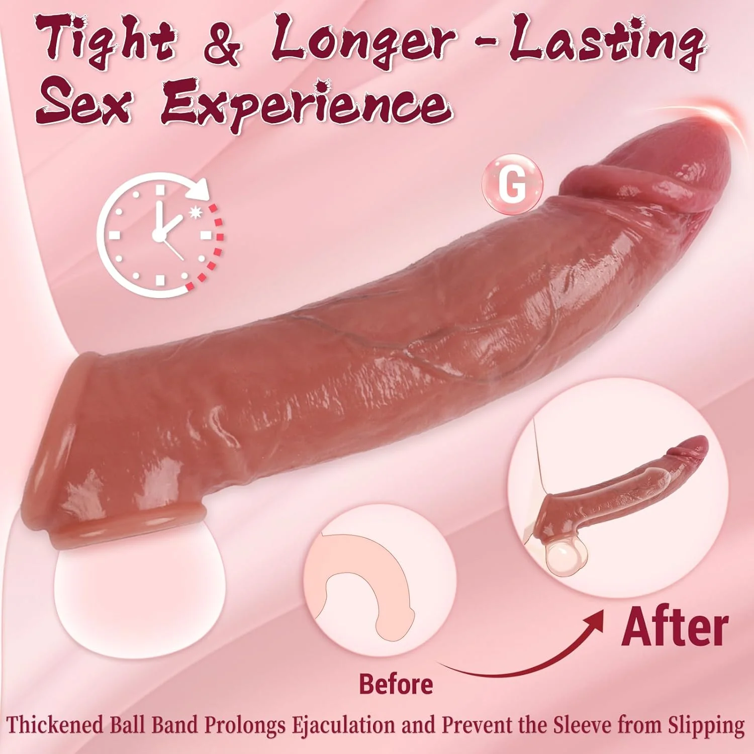 MaxGirth+ Sleeve Realistic Penis Extender - Image 3