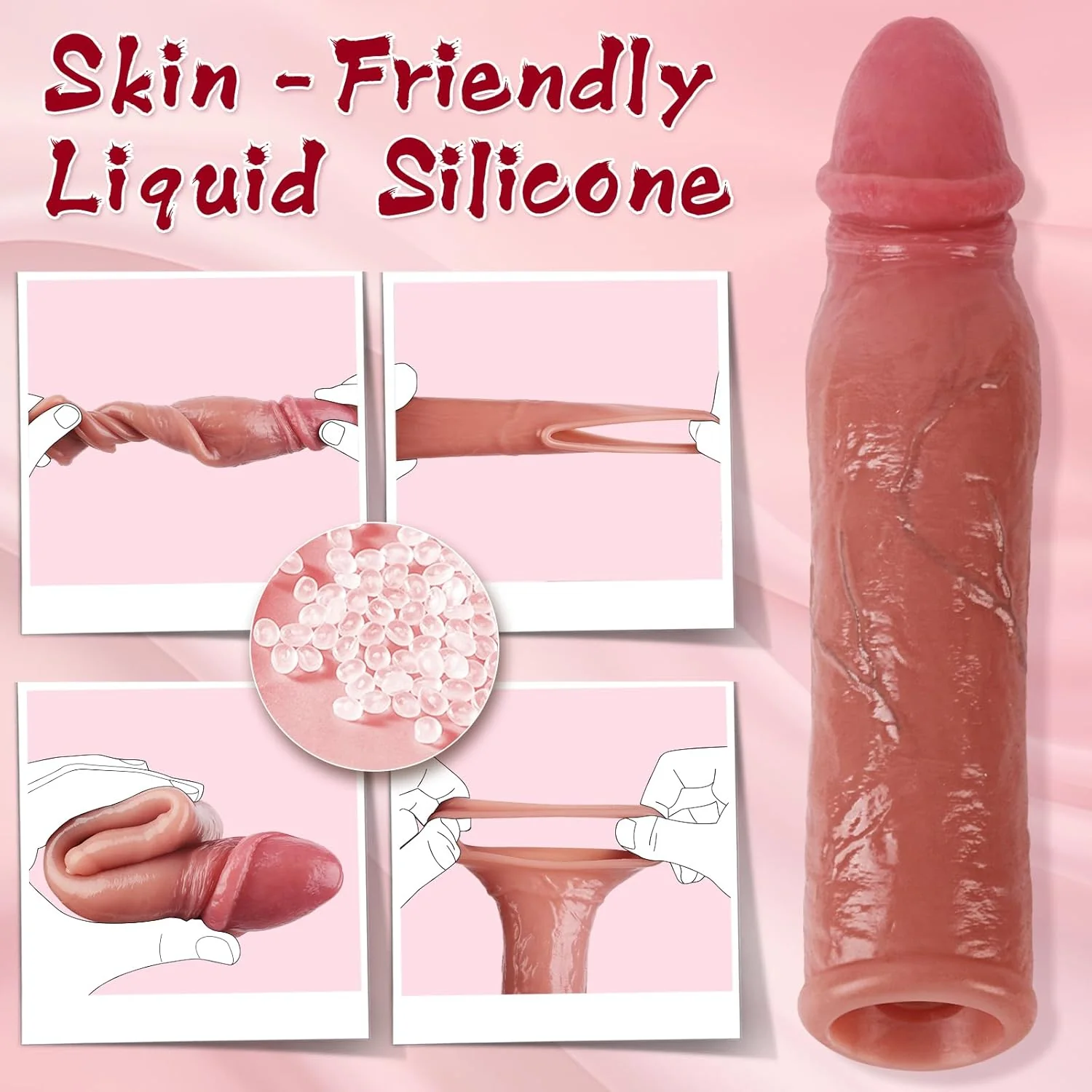 MaxGirth+ Sleeve Realistic Penis Extender - Image 6