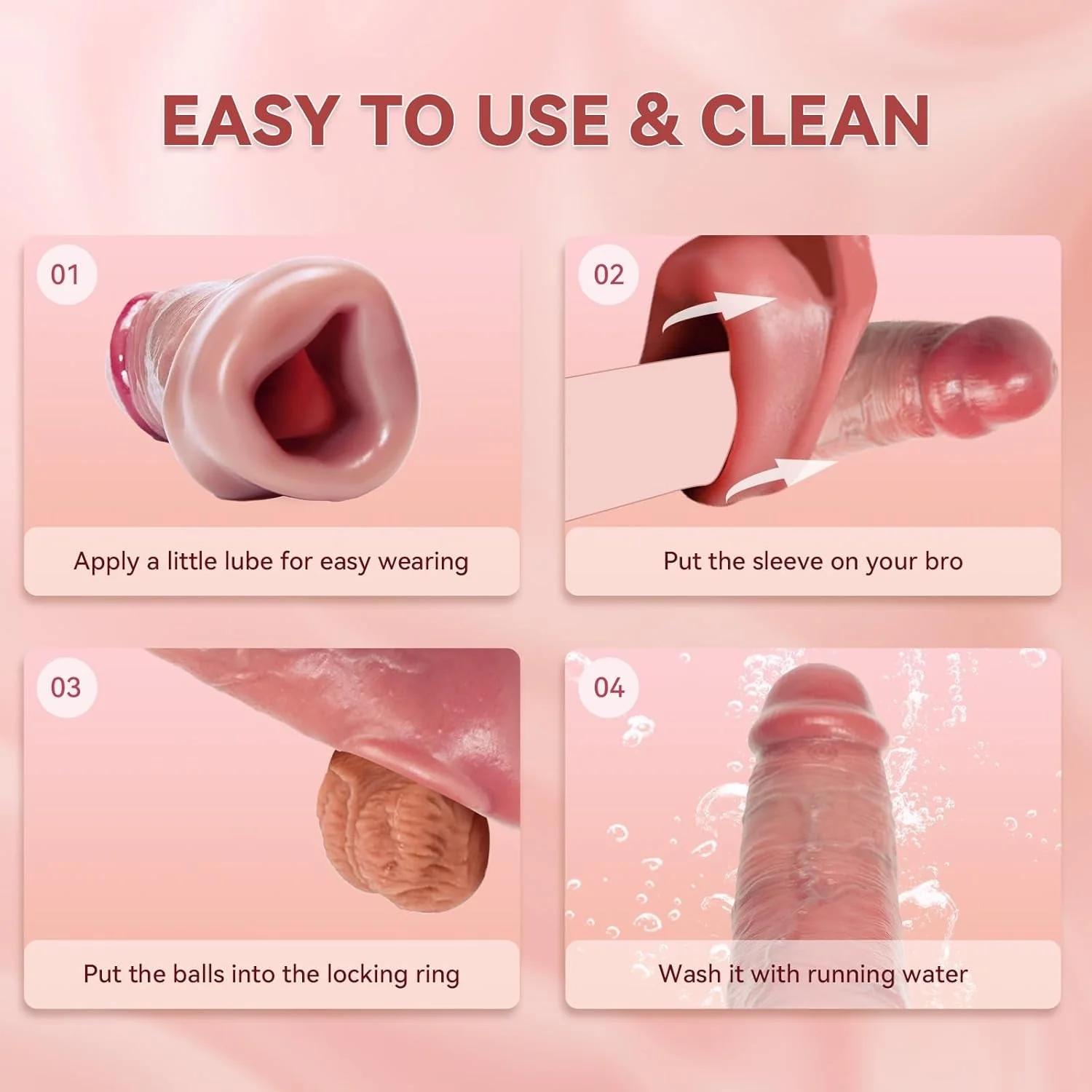 MaxGlide Vibrating Penis Extender & Cock Sleeve - Image 6