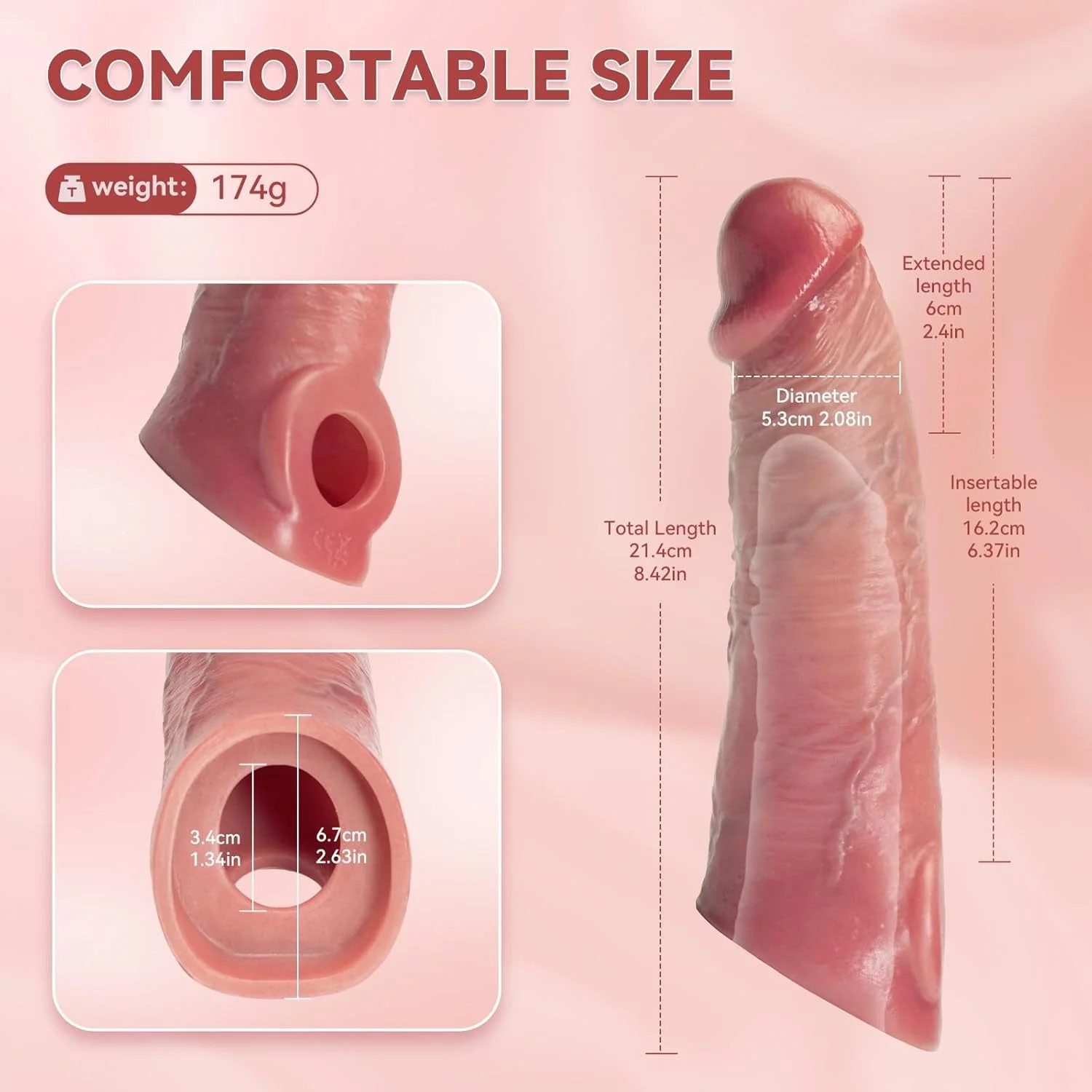 MaxGlide Vibrating Penis Extender & Cock Sleeve - Image 7